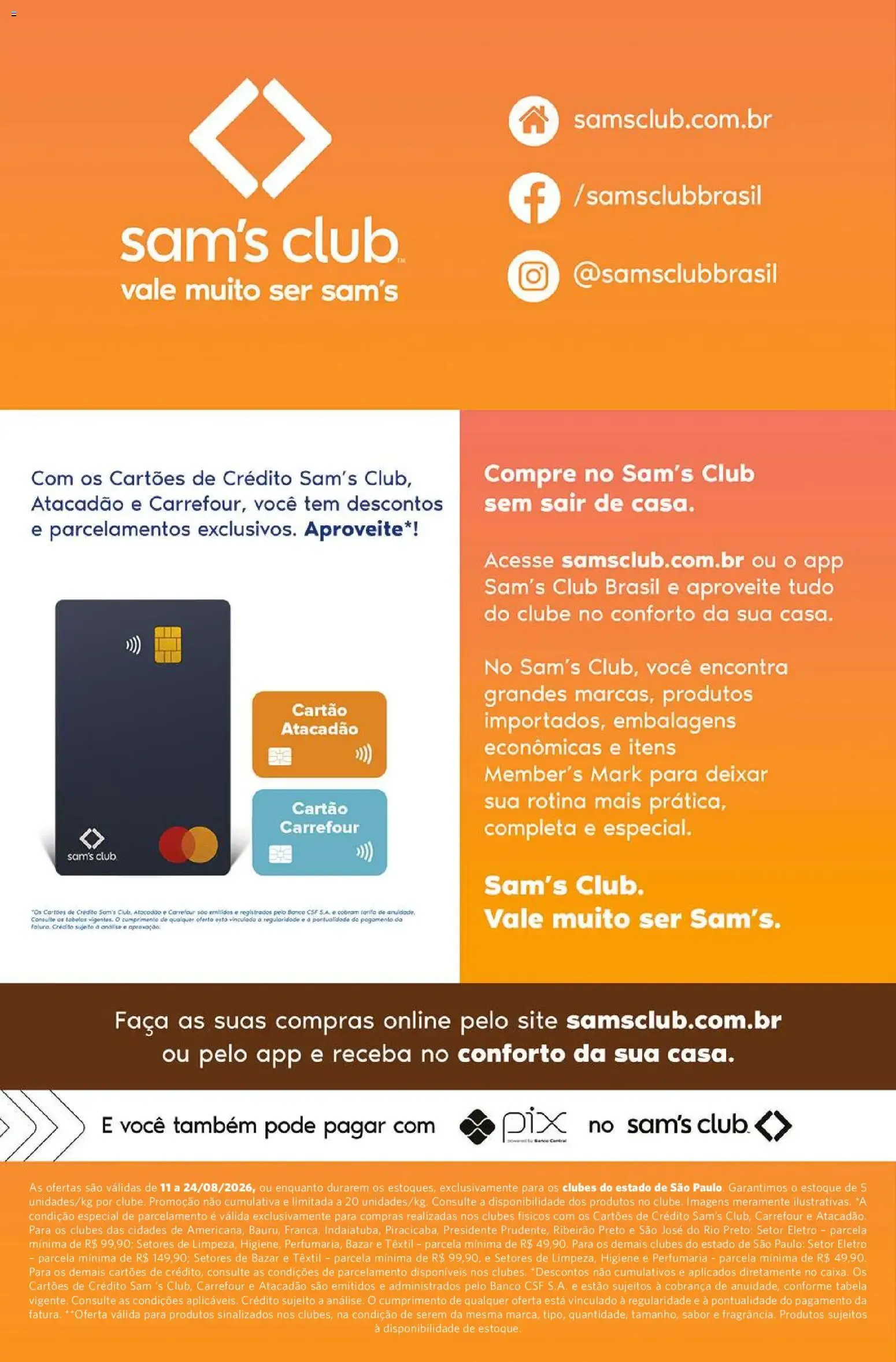 Encarte de Sam's Club ofertas Café de 11/08/2026 | Promoções Online 11 de agosto até 24 de agosto 2026 - Pagina 13