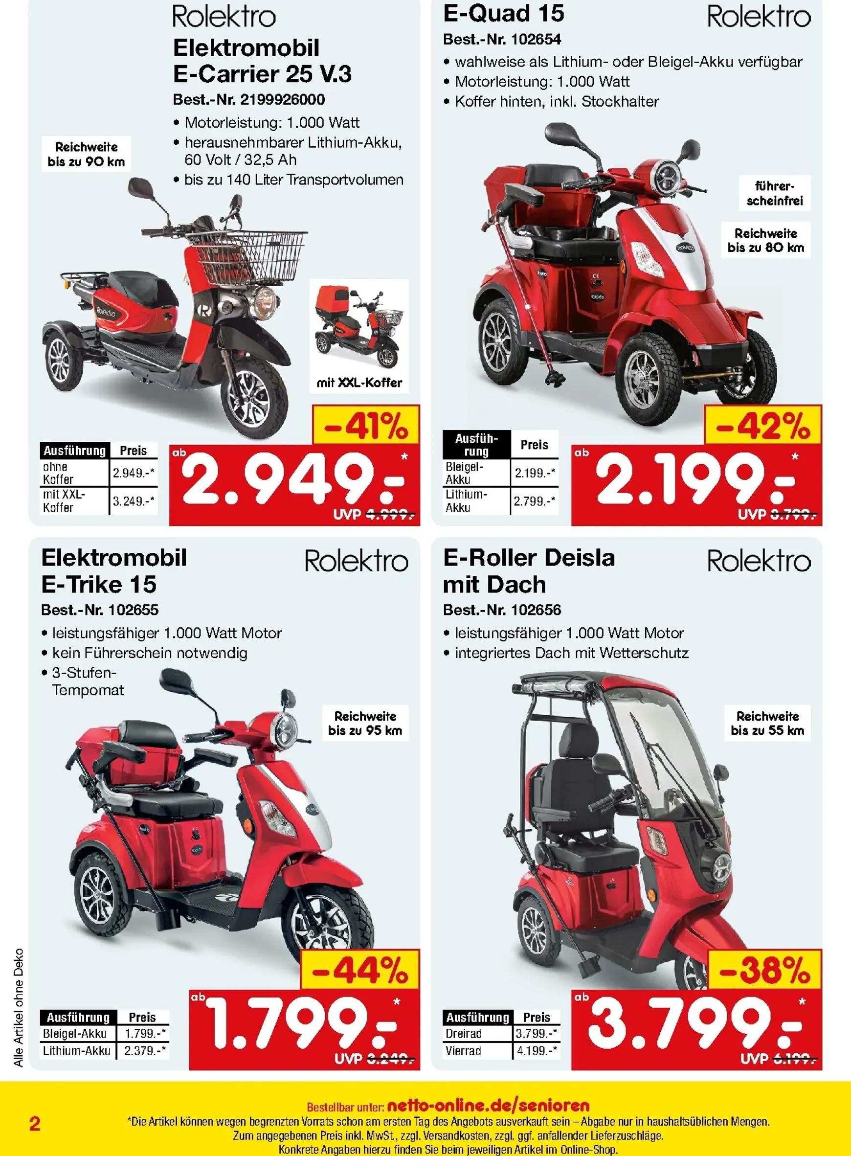 Netto Marken Discount - Online-Sonderangebote Herbstdeals Prospekt – von Donnerstag 01.10.2026 bis Samstag 31.10.2026 von 1. Oktober bis 31. Oktober 2026 - Prospekt seite 2