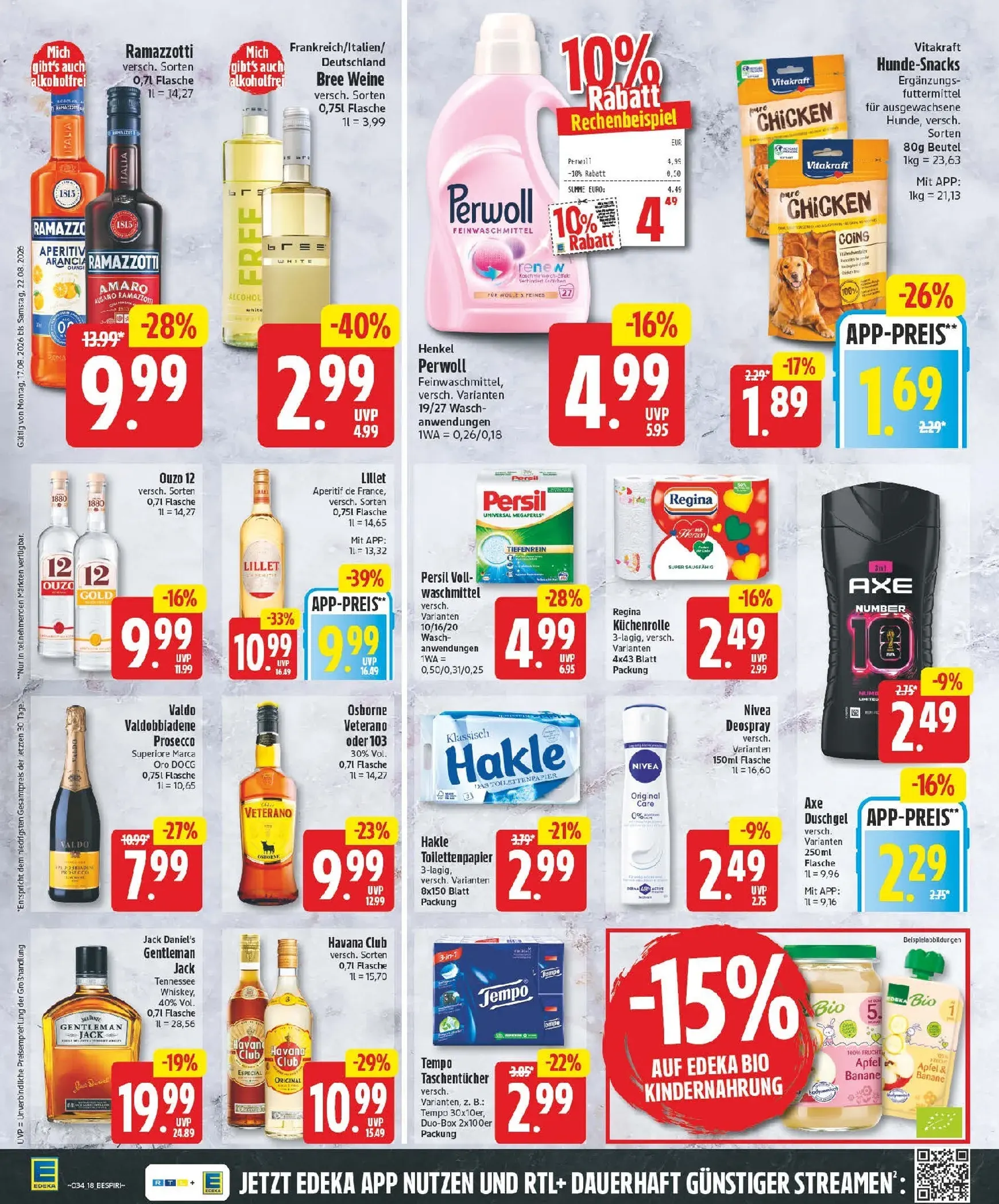 Edeka Prospekt nächste Woche – von Montag 17.08.2026 bis Samstag 22.08.2026 von 17. August bis 22. August 2026 - Prospekt seite 18