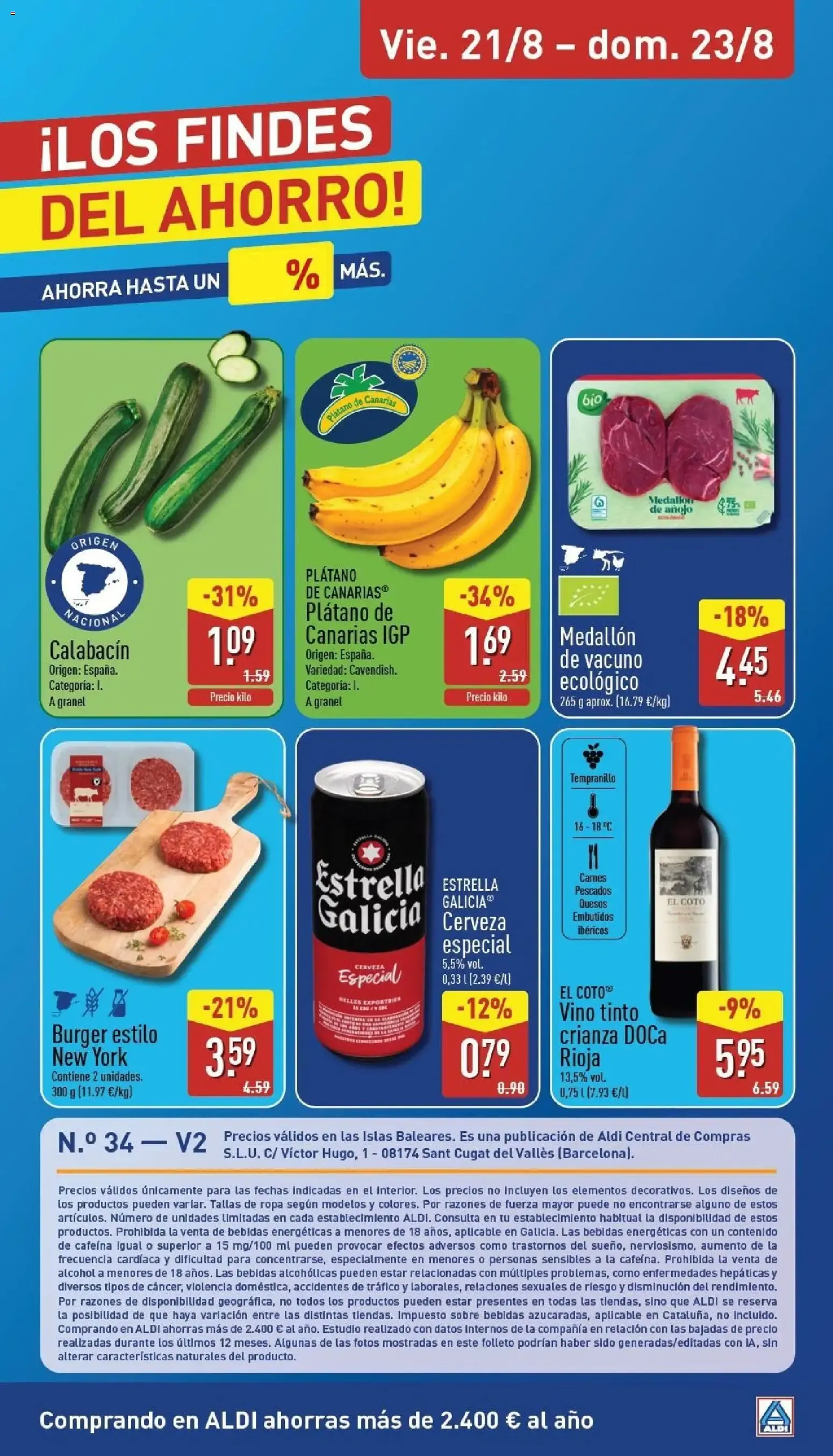 Catálogo de Aldi: Frescura a precios para tirarse a la piscina 17 de agosto al 23 de agosto 2026 - Página 28