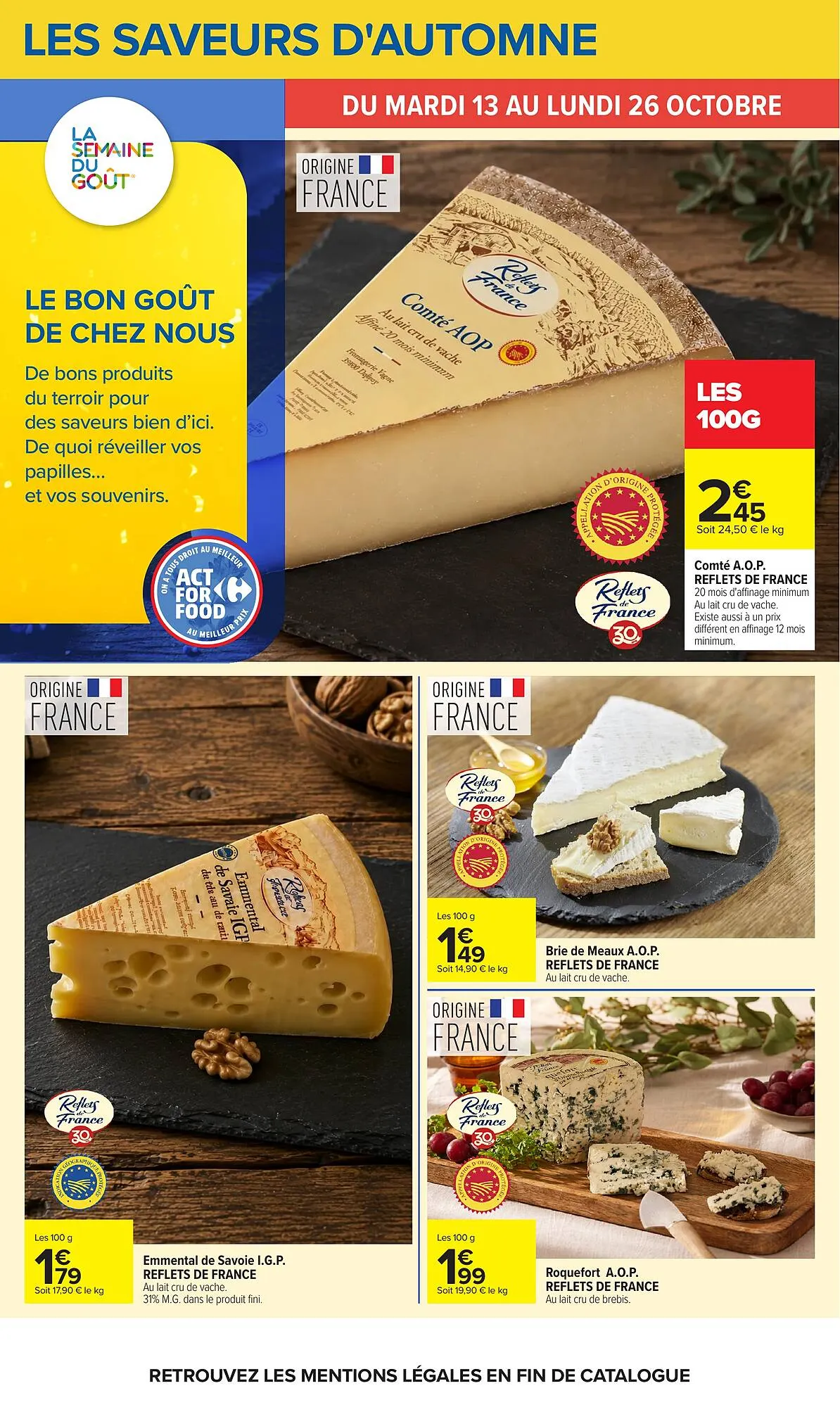 AU CŒUR DU GOÛT du 13 octobre au 26 octobre 2026 - Catalogue page 8