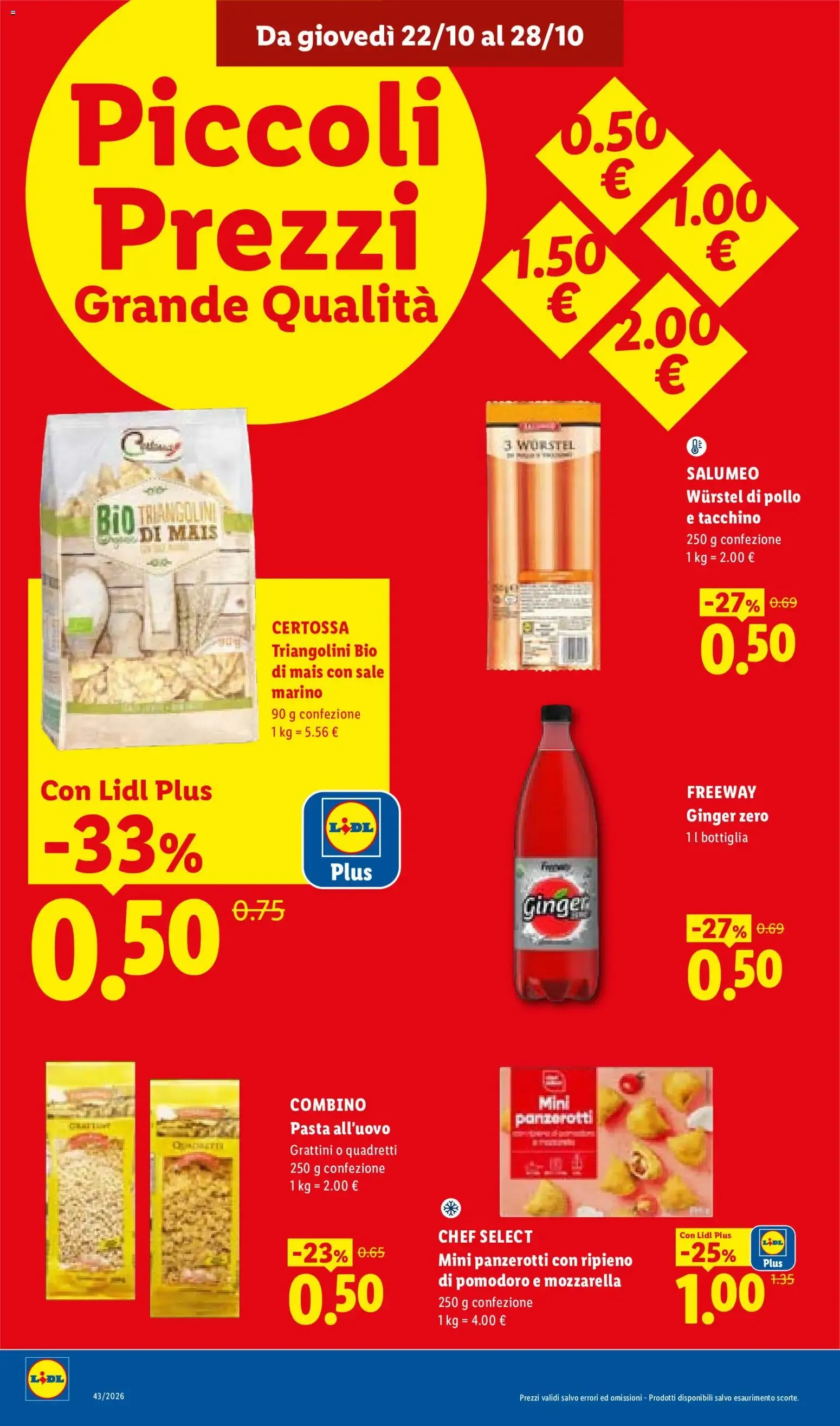Lidl: Piccoli Prezzi, Grande Qualità da 22 ottobre a 28 ottobre di 2026 - Pagina del volantino 10