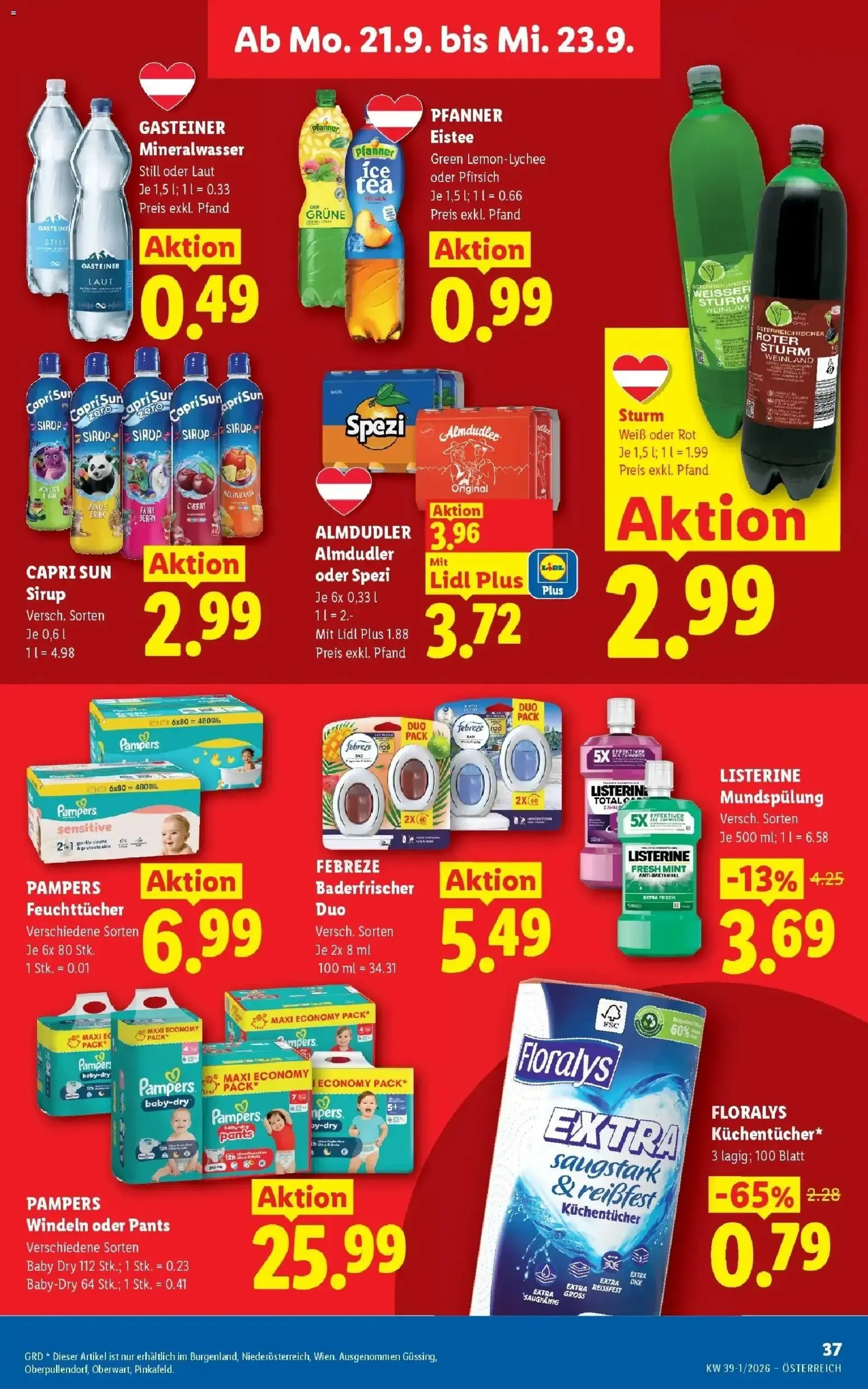 Lidl Aktion von 17. September bis 19. September 2026 - Flugblätt seite  44