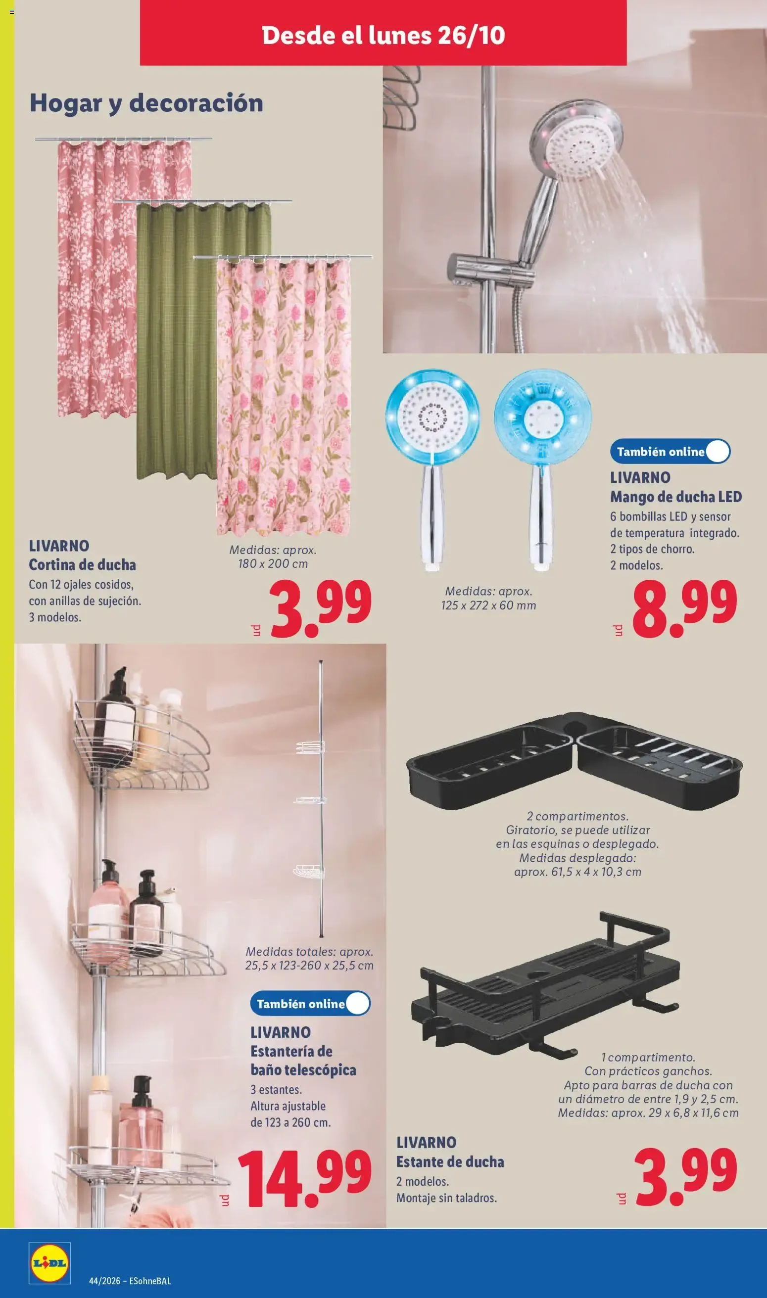 Catálogo de Lidl folleto de bazar del 26/10/2026 | Ofertas 26 de octubre al 1 de noviembre 2026 - Página 16