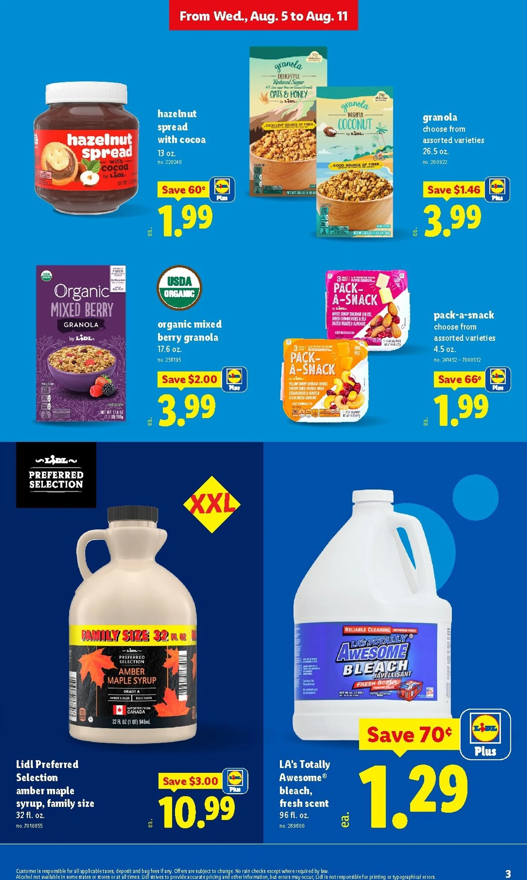 Weekly ad Lidl: Even Lower Prices from August 5 to August 11 2026 - Page 3
