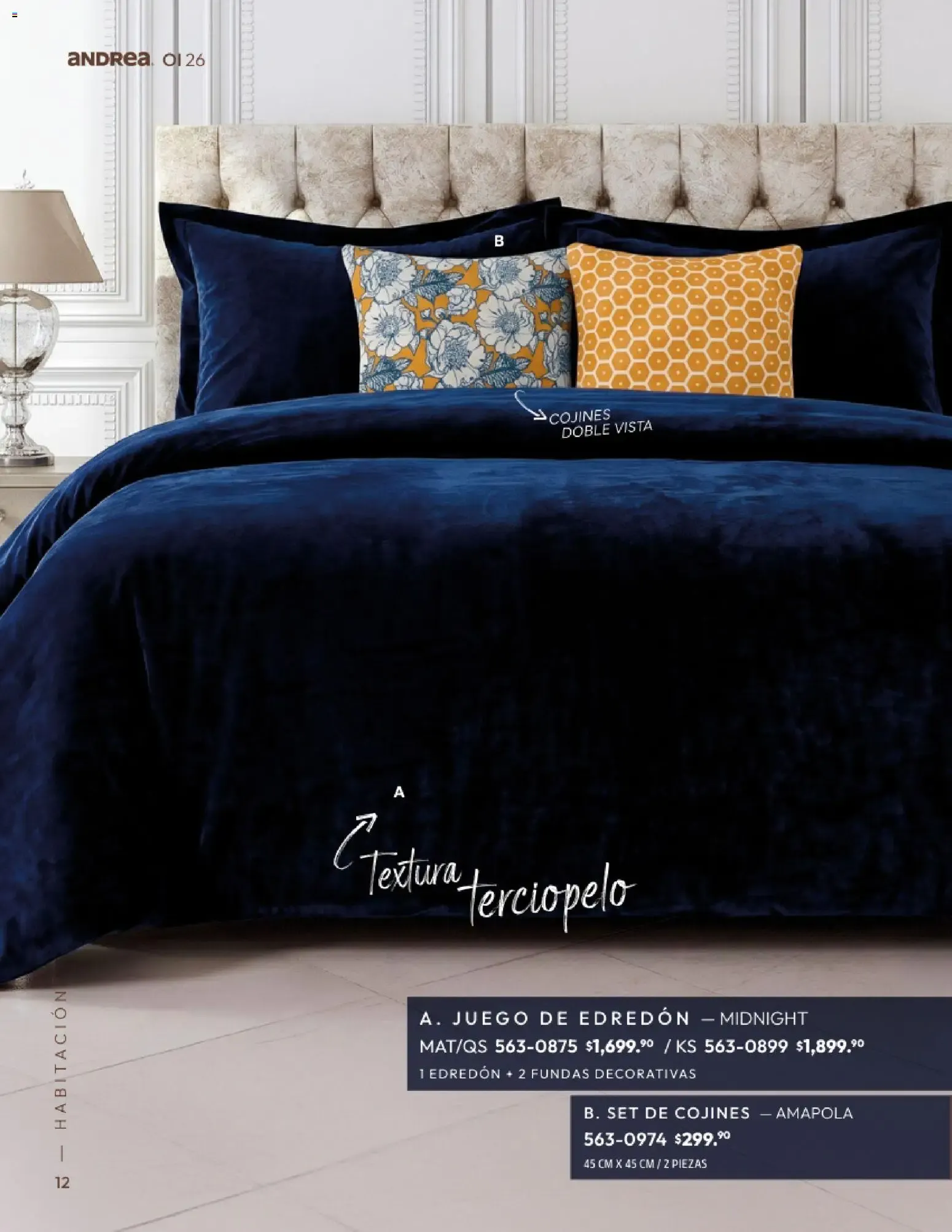 Catálogo de Andrea Home: Otoño - Invierno 2026 1 de septiembre al 31 de diciembre 2026 - Pagina 12