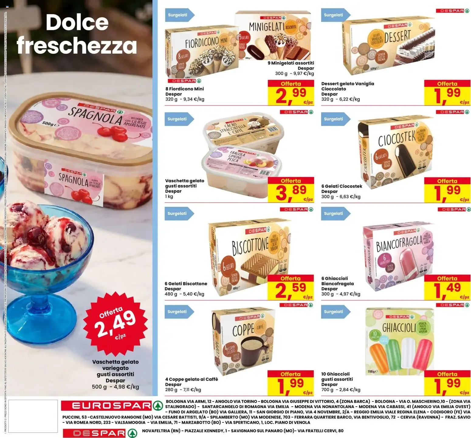 Eurospar volantino dal 25/06/2026 - online Offerte da 25 giugno a 8 luglio di 2026 - Pagina del volantino 20