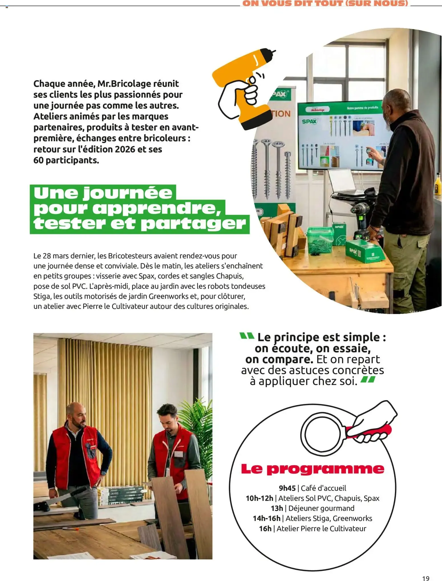Entre VOISINS... LE MAGAZINE DU "FAIRE ENSEMBLE" du 3 juillet au 16 septembre 2026 - Catalogue page 19