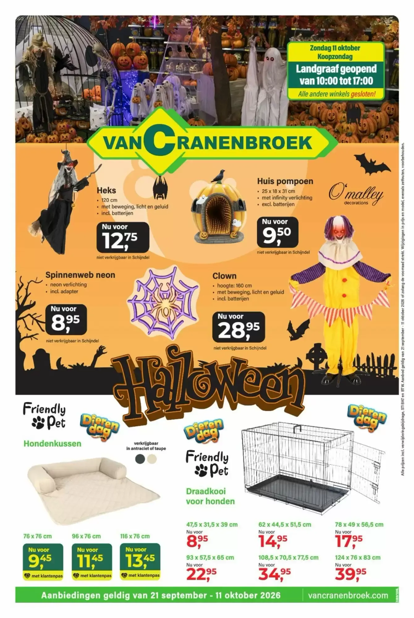 Van Cranenbroek folder van 21 september tot 11 oktober 2026 - Folder pagina 1