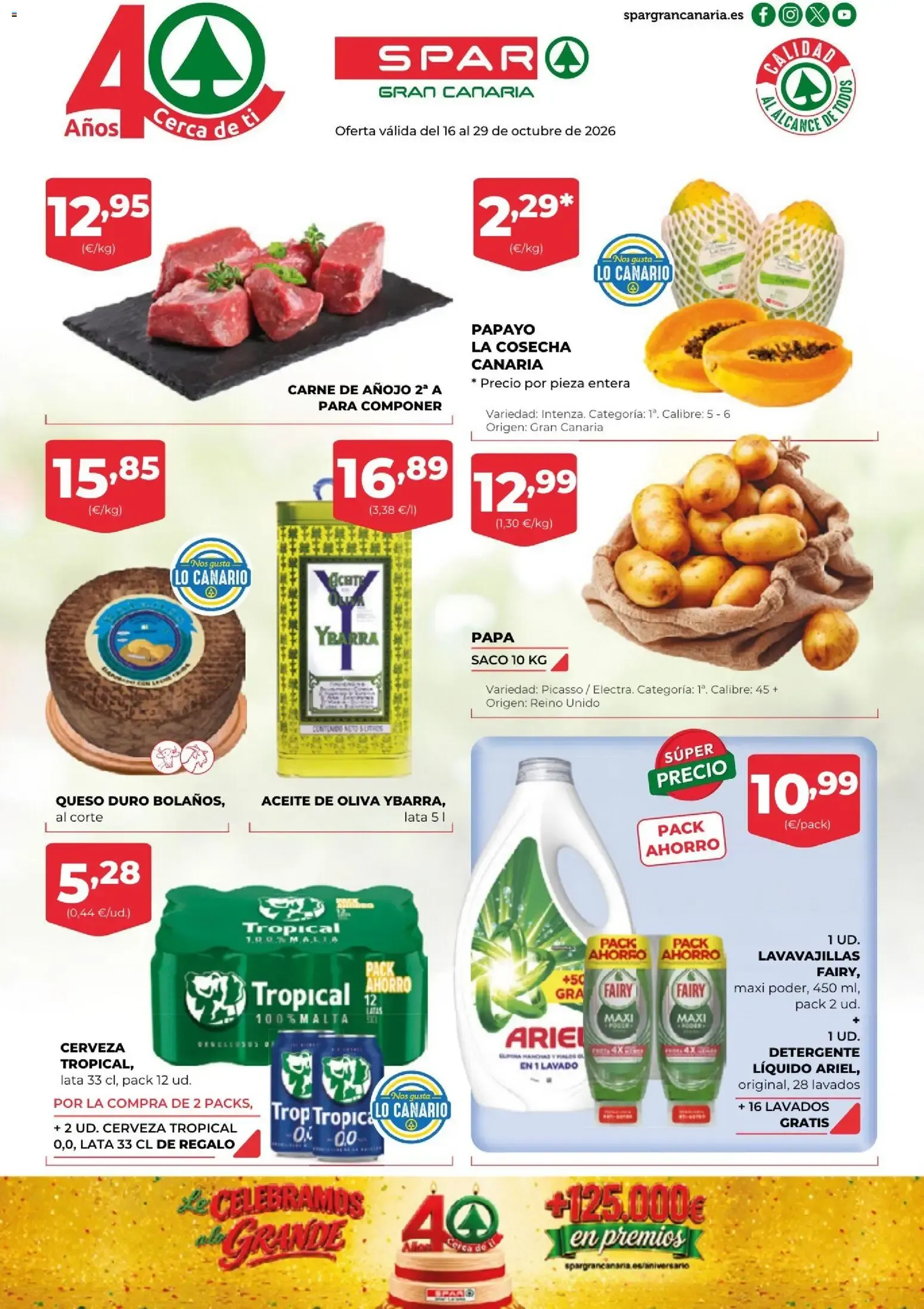 Catálogo de Spar - folleto 16/10/2026 - 29/10/2026 16 de octubre al 29 de octubre 2026 - Página 1