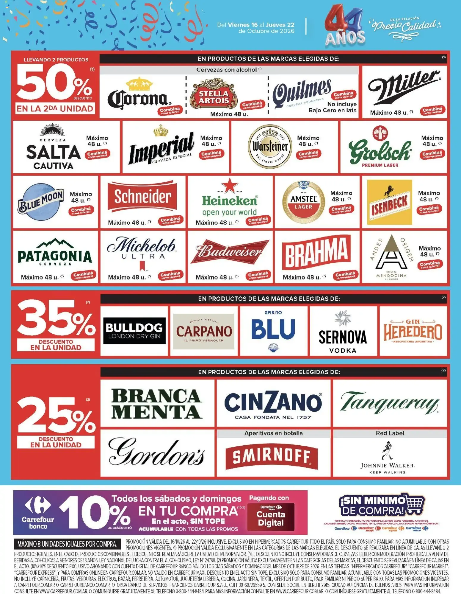 Ofertas de Carrefour: 3ra Semana de Festejos y 44 Años - Ofertas de Productos Carrefour 16 de octubre al 22 de octubre 2026 - Página 19 del catálogo