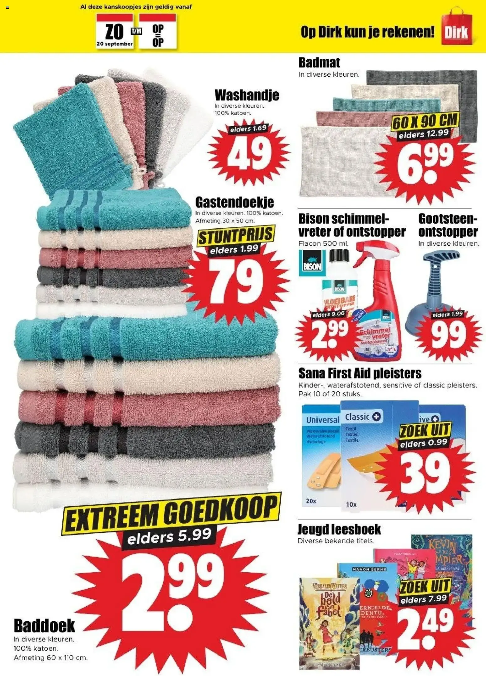 Dirk Folder: Milka Chocolade y Ofertas de Budget Boodschappen van 23 september tot 29 september 2026 - Folder pagina 7