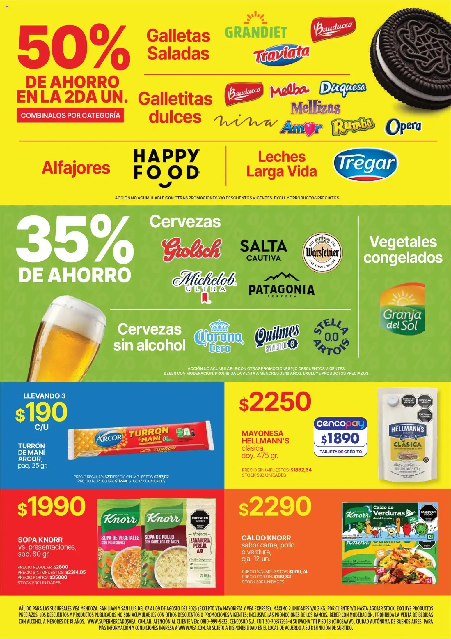 Ofertas de Vea - Volante fin de semana Cuyo del 07/08/2026 - 09/08/2026 7 de agosto al 9 de agosto 2026 - Página 4 del catálogo