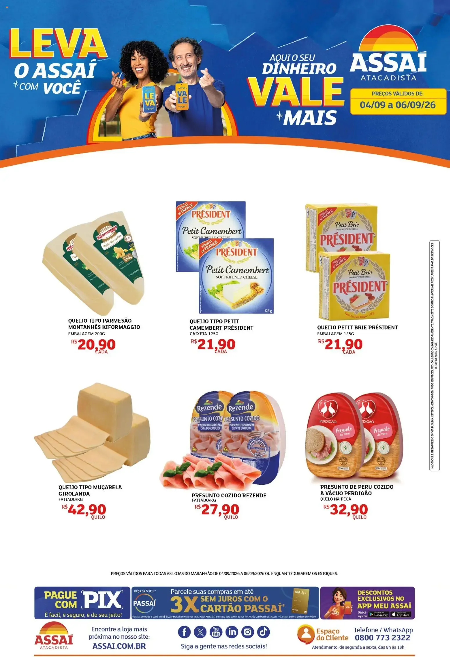 Encarte de Assaí Atacadista ofertas - MA de 04/09/2026 | Promoções Online 4 de setembro até 6 de setembro 2026 - Pagina 1