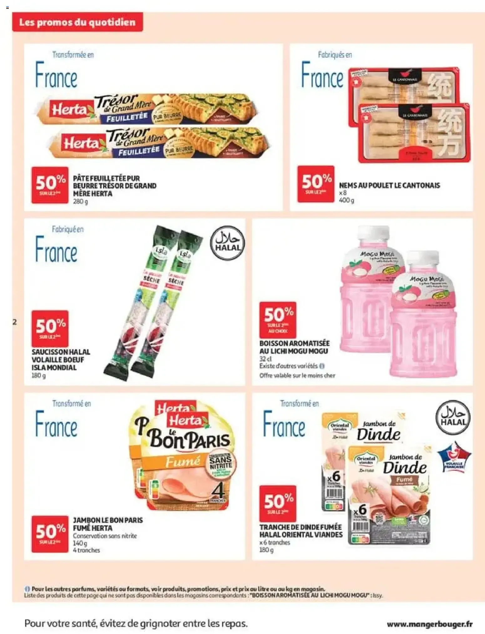 Auchan Les promos du moment à partir du 29/09/2026 - promo en ligne du 29 septembre au 11 octobre 2026 - Catalogue page 2