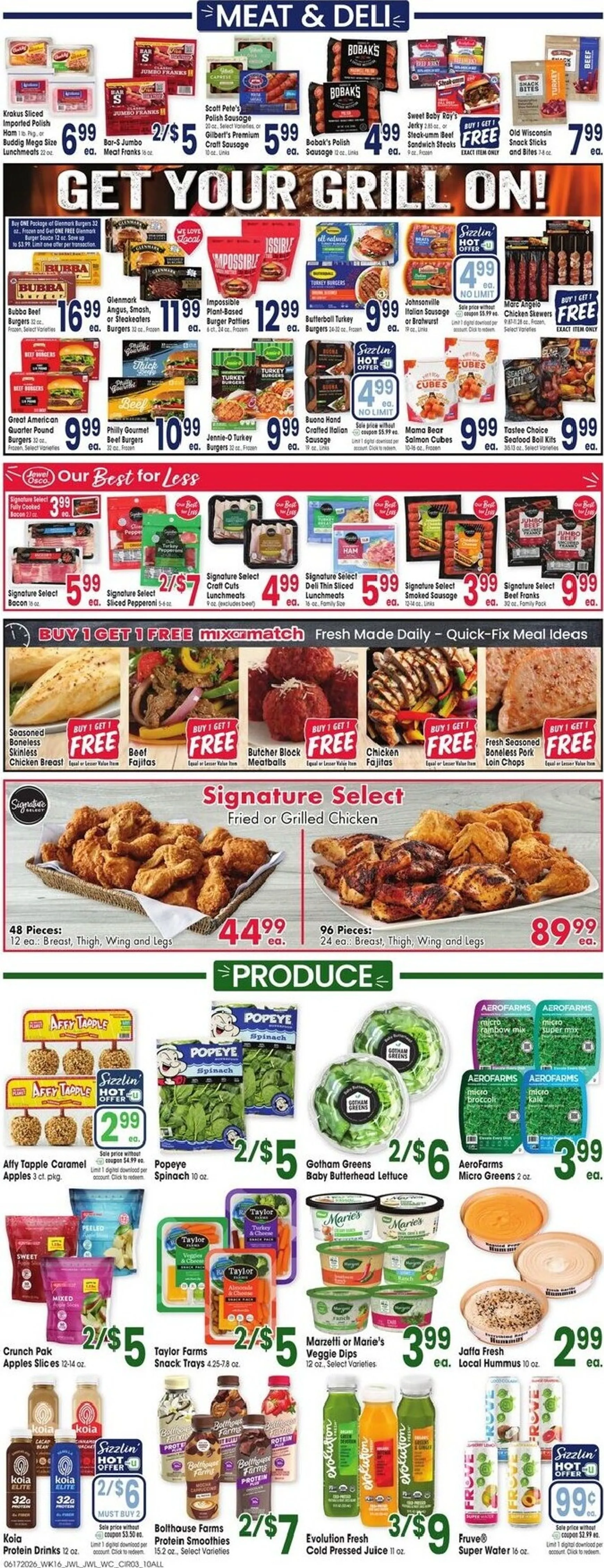 Weekly ad Current Jewel-Osco leaflet valid from Wednesday 06/17/2026 to Tuesday 06/23/2026 from June 17 to June 23 2026 - Page 3