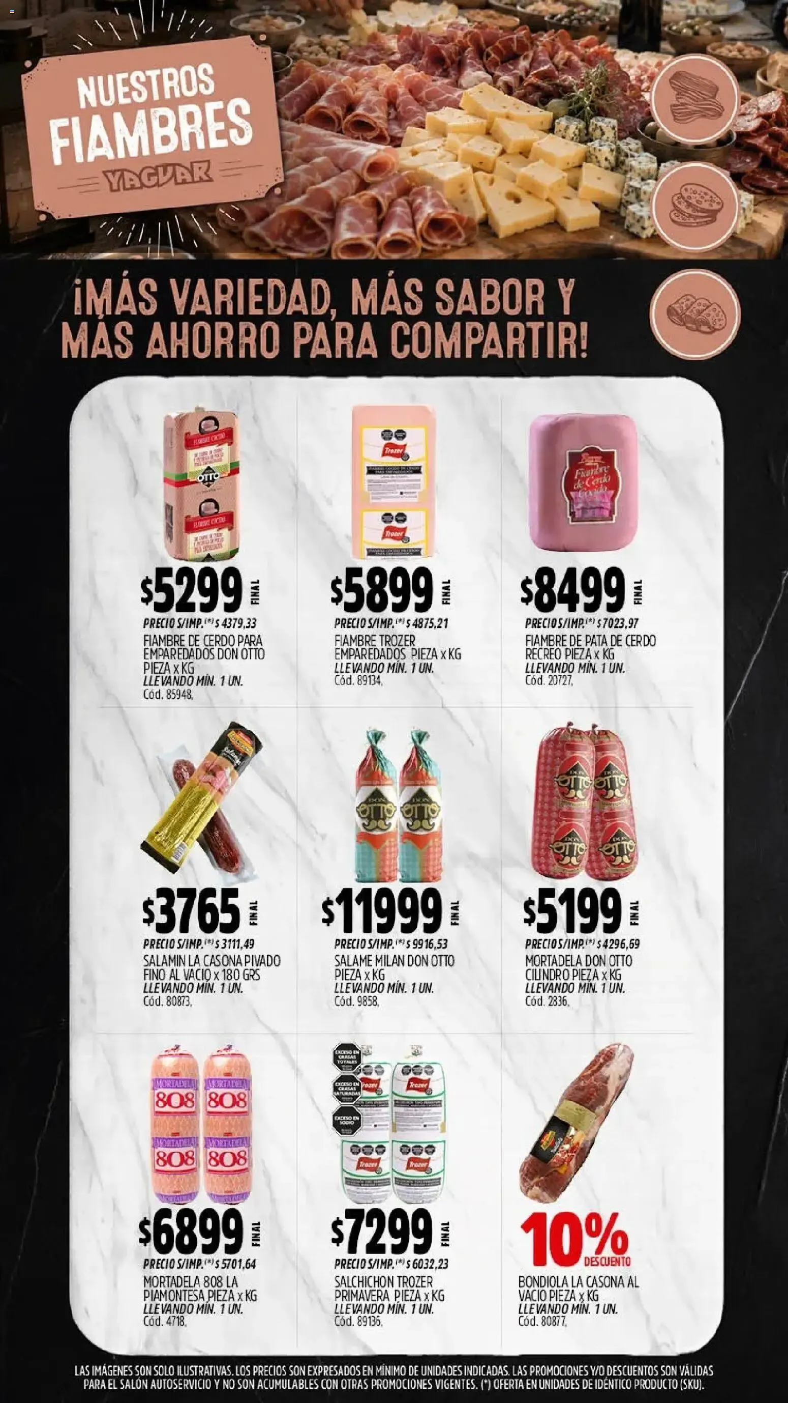 Ofertas de El Cumple del Año 38 - Mayorista Yaguar 19 de octubre al 25 de octubre 2026 - Página 9 del catálogo
