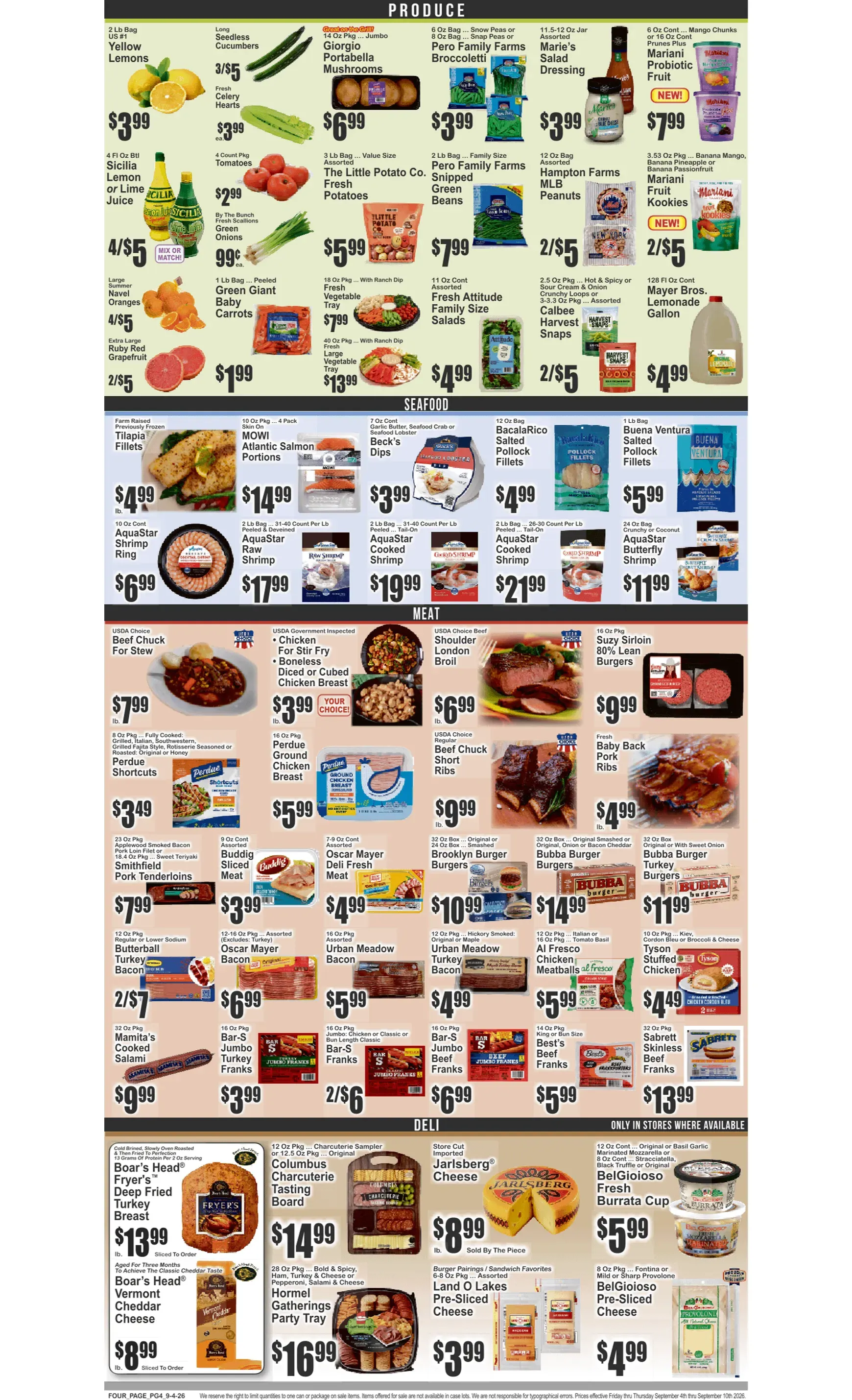 Weekly promotion Current Key Food - Brooklyn Fare leaflet valid from Friday 09/04/2026 to Thursday 09/10/2026 spanning from September 4 to September 10 2026 - Page 5 for Catalogue 365