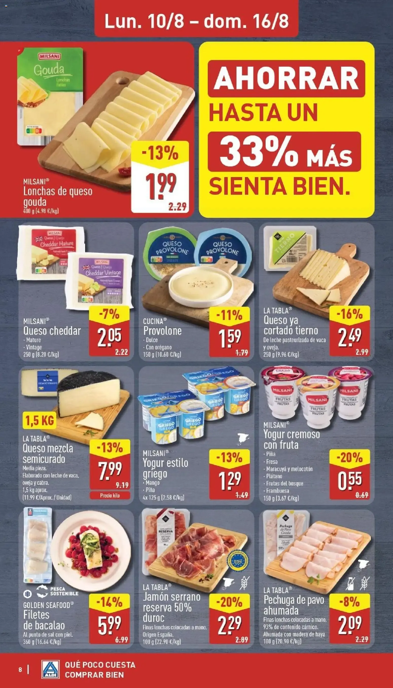 Catálogo de Aldi: Frescura a precios para tirarse a la piscina. 10 de agosto al 16 de agosto 2026 - Página 8
