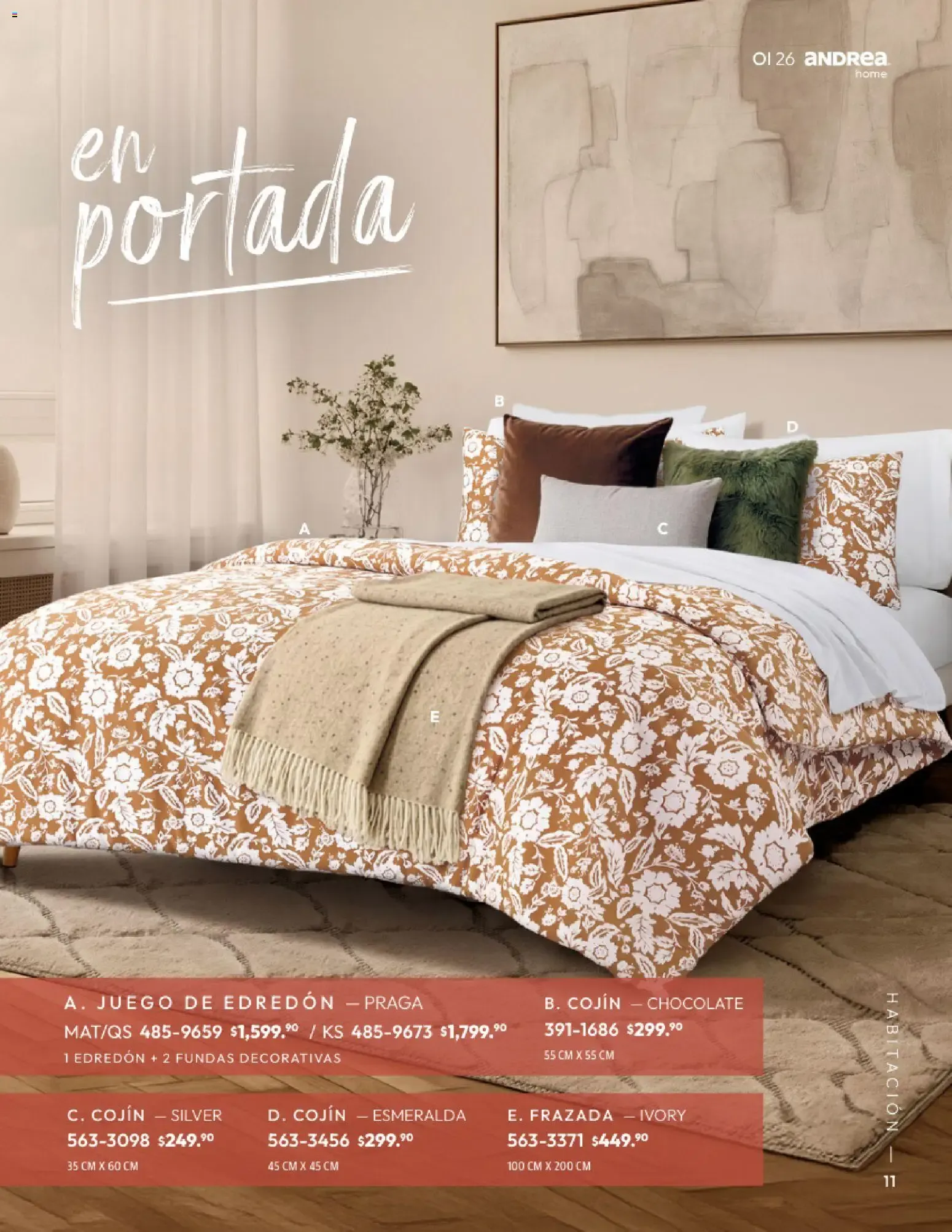 Catálogo de Andrea Home: Otoño - Invierno 2026 1 de septiembre al 31 de diciembre 2026 - Pagina 11