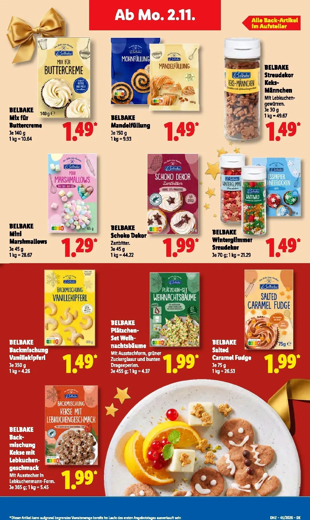 Lidl Sparen beim Preisführer von 2. November bis 7. November 2026 - Prospekt seite 30