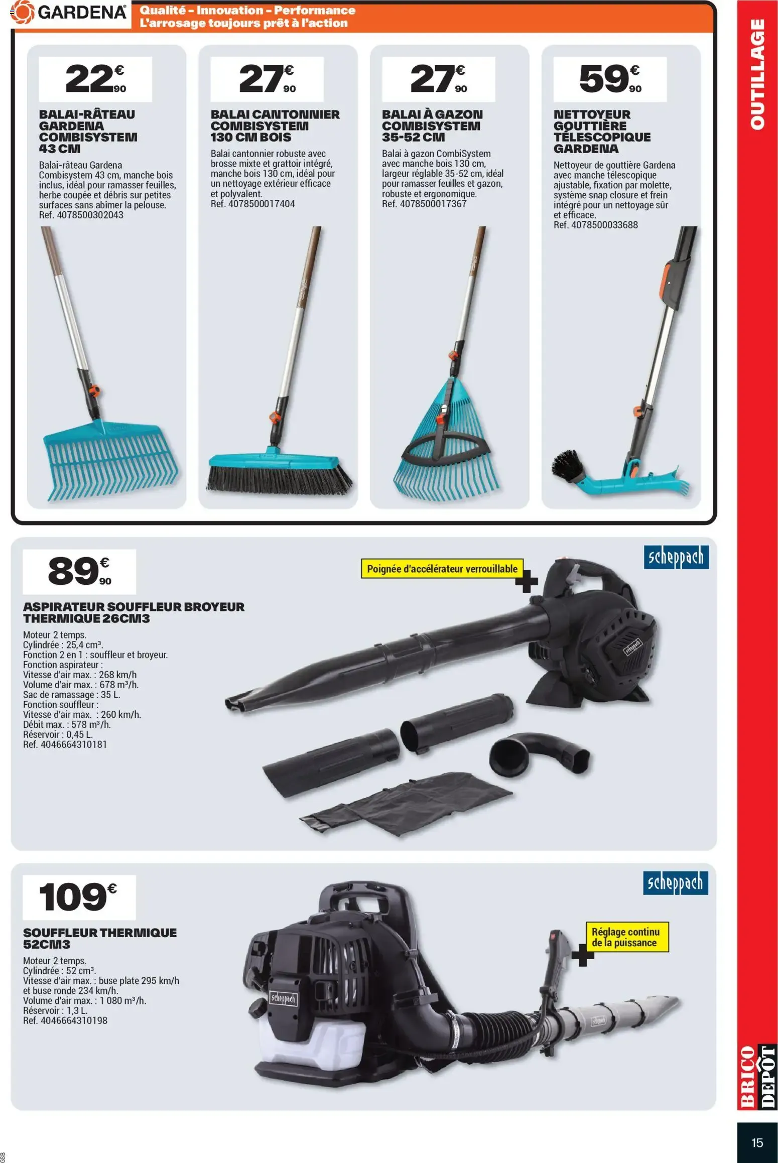 Brico Dépôt catalogue à partir du 25/09/2026 - promo en ligne du 25 septembre au 8 octobre 2026 - Catalogue page 15