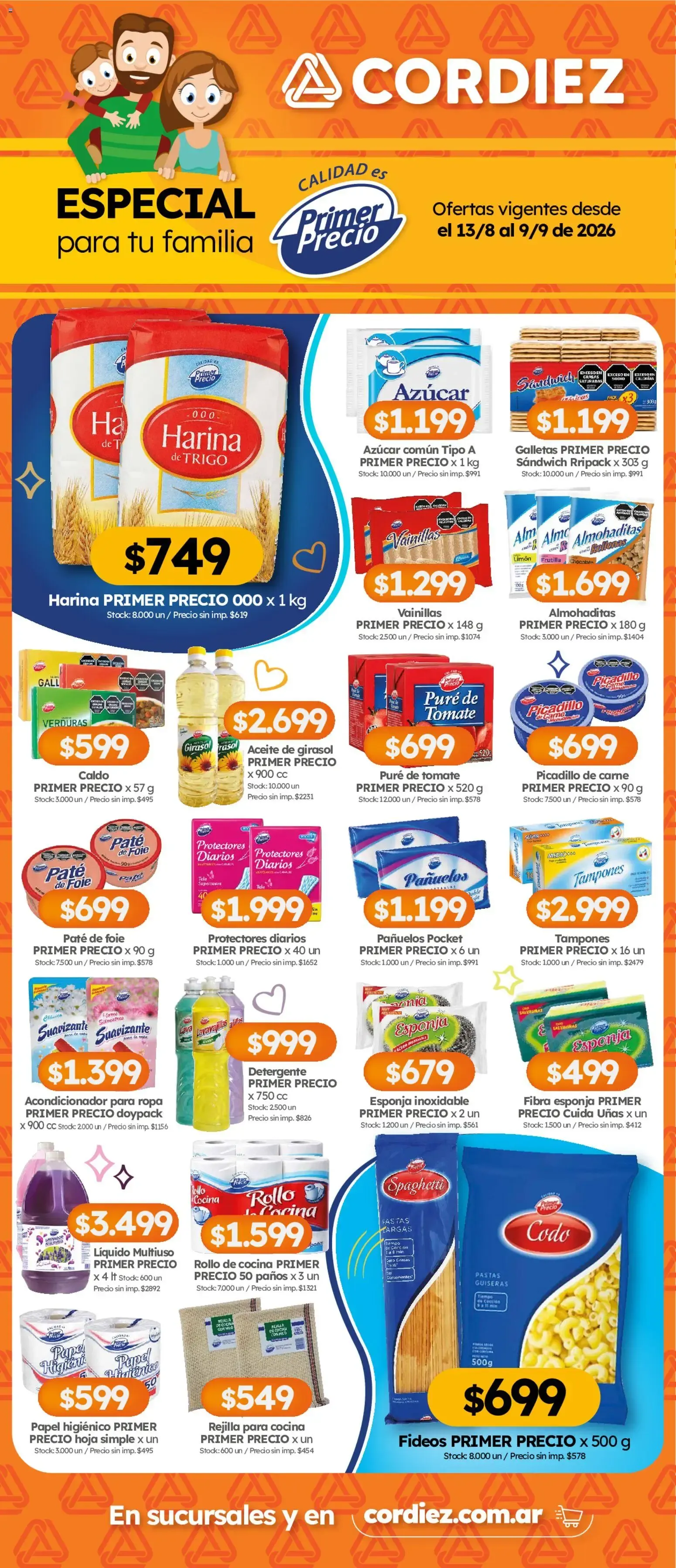 Ofertas de Cordiez ofertas || del 13/08/2026 - 09/09/2026 || Catálogo 13 de agosto al 9 de septiembre 2026 - Página 1 del catálogo