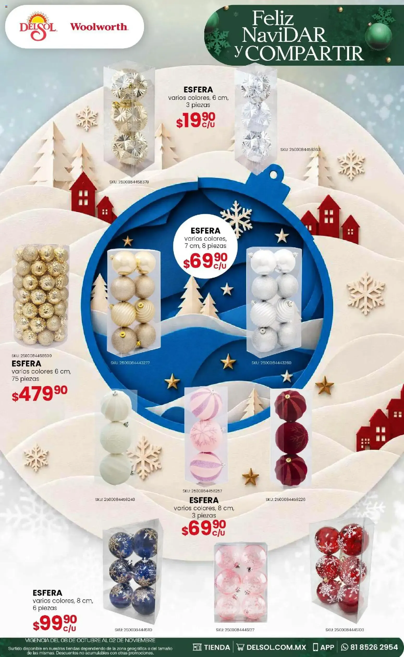Catálogo de Del Sol y Woolworth - Feliz NaviDar y Compartir (08/10/2026 - 02/11/2026) - catálogo en línea 8 de octubre al 2 de noviembre 2026 - Pagina 11