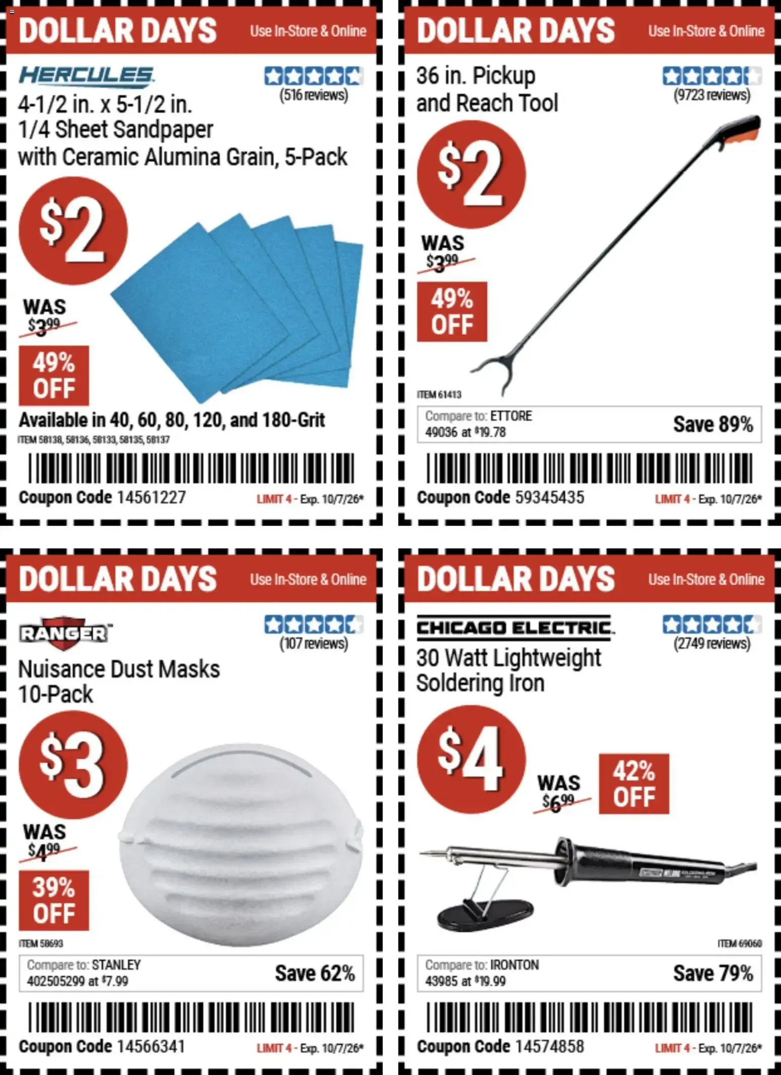Weekly ad Harbor Freight Dollar Days (09/24 - 10/07 2026) - Flyer from September 24 to October 7 2026 - Page 3