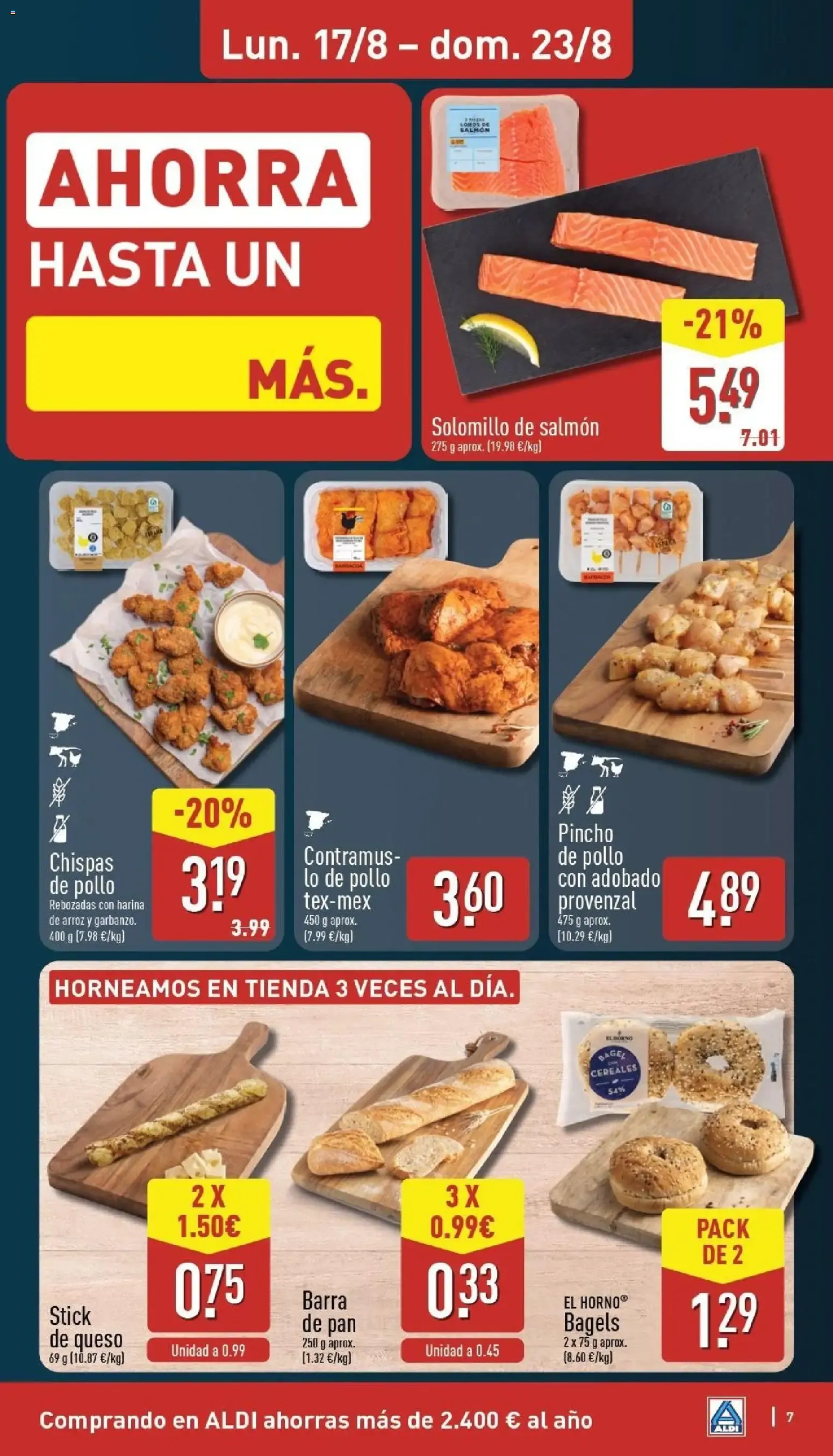Catálogo de Aldi folleto Península del 17/08/2026 | Catálogo 17 de agosto al 23 de agosto 2026 - Página 7
