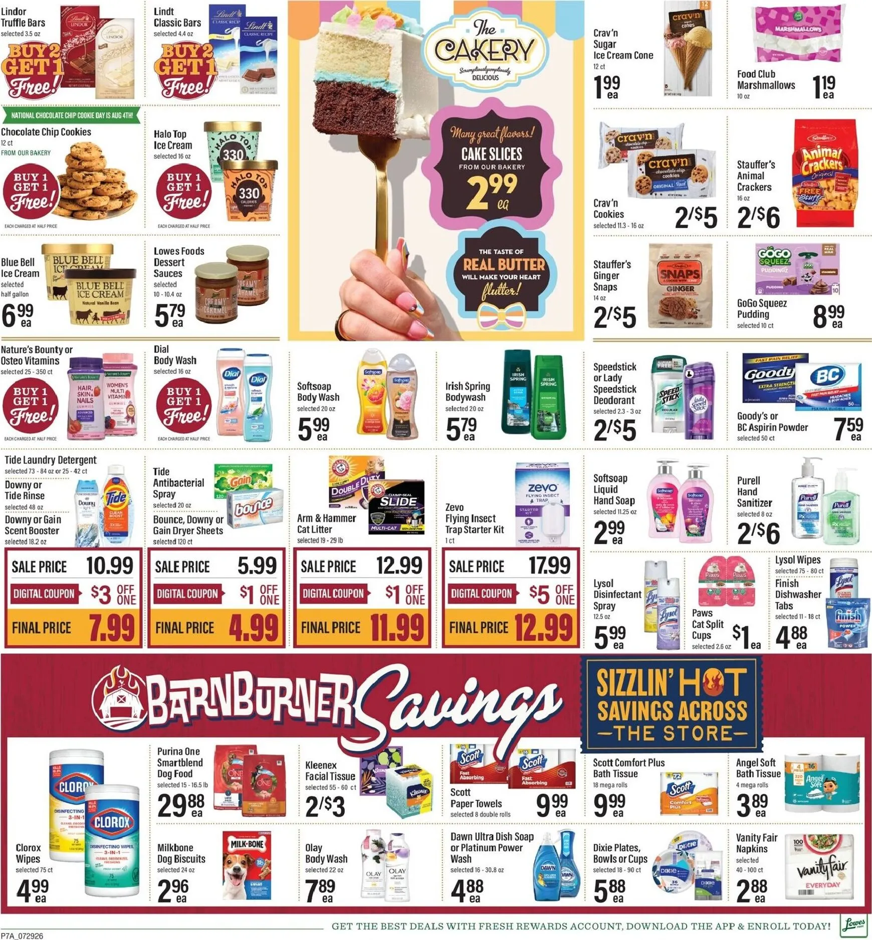 Weekly ad Lowes Foods: Ribeyes on the Prize from July 29 to August 4 2026 - Page 9