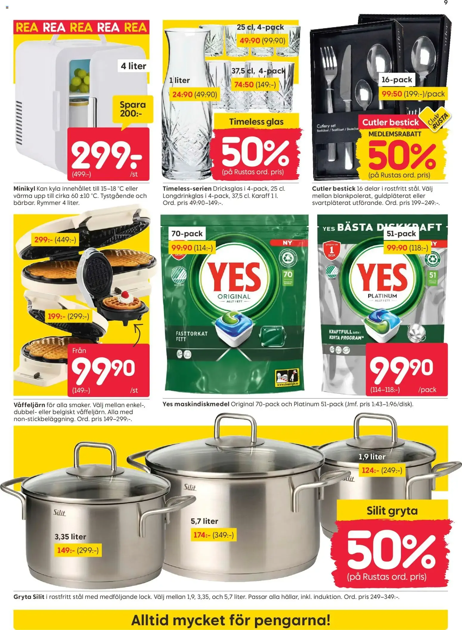 Rusta erbjudanden från 06/07/2026 - 12/07/2026 > Reklamblad nuvarande rabatter från 6 juli till 12 juli 2026 - Reklamblad sidor 9