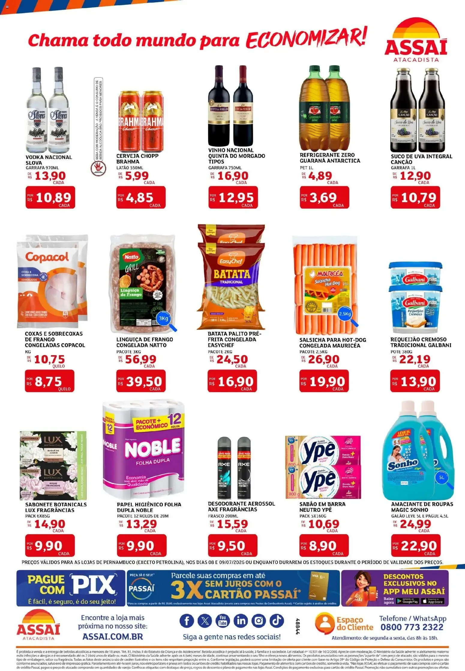 Encarte de Assaí Atacadista ofertas - PE de 08/07/2026 | Promoções Online 8 de julho até 9 de julho 2026 - Pagina 2