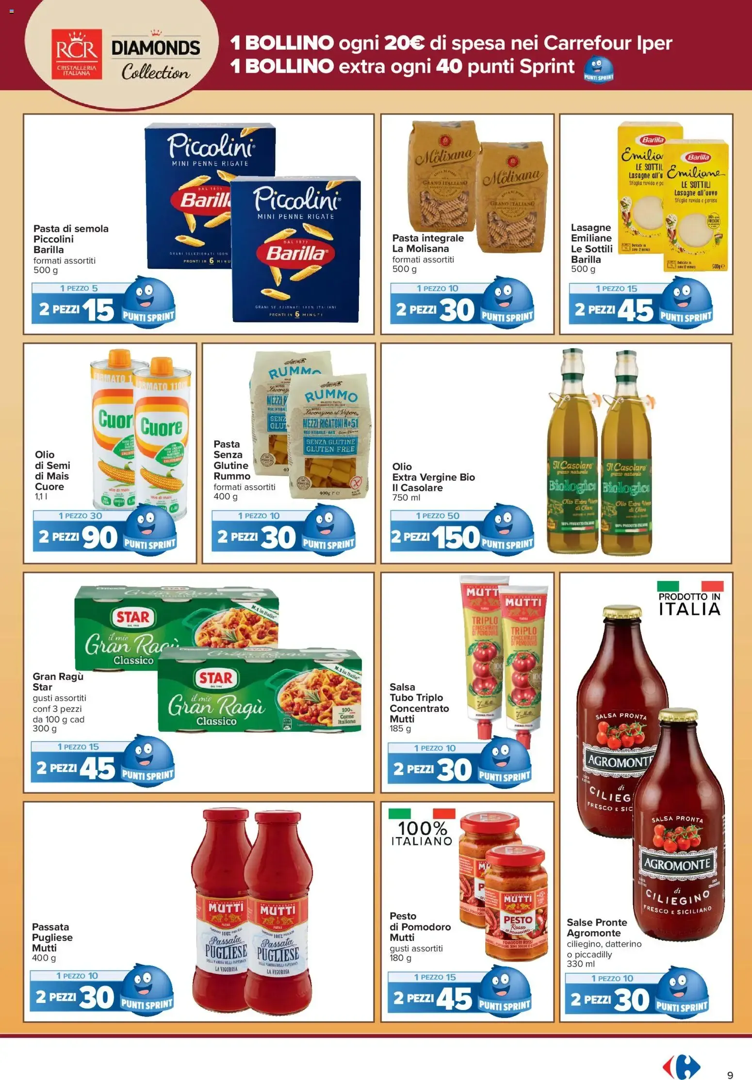 Carrefour Iper - La tua carta SpesAmica Payback vola con i Punti Sprint da 13 ottobre a 25 ottobre di 2026 - Pagina del volantino 9