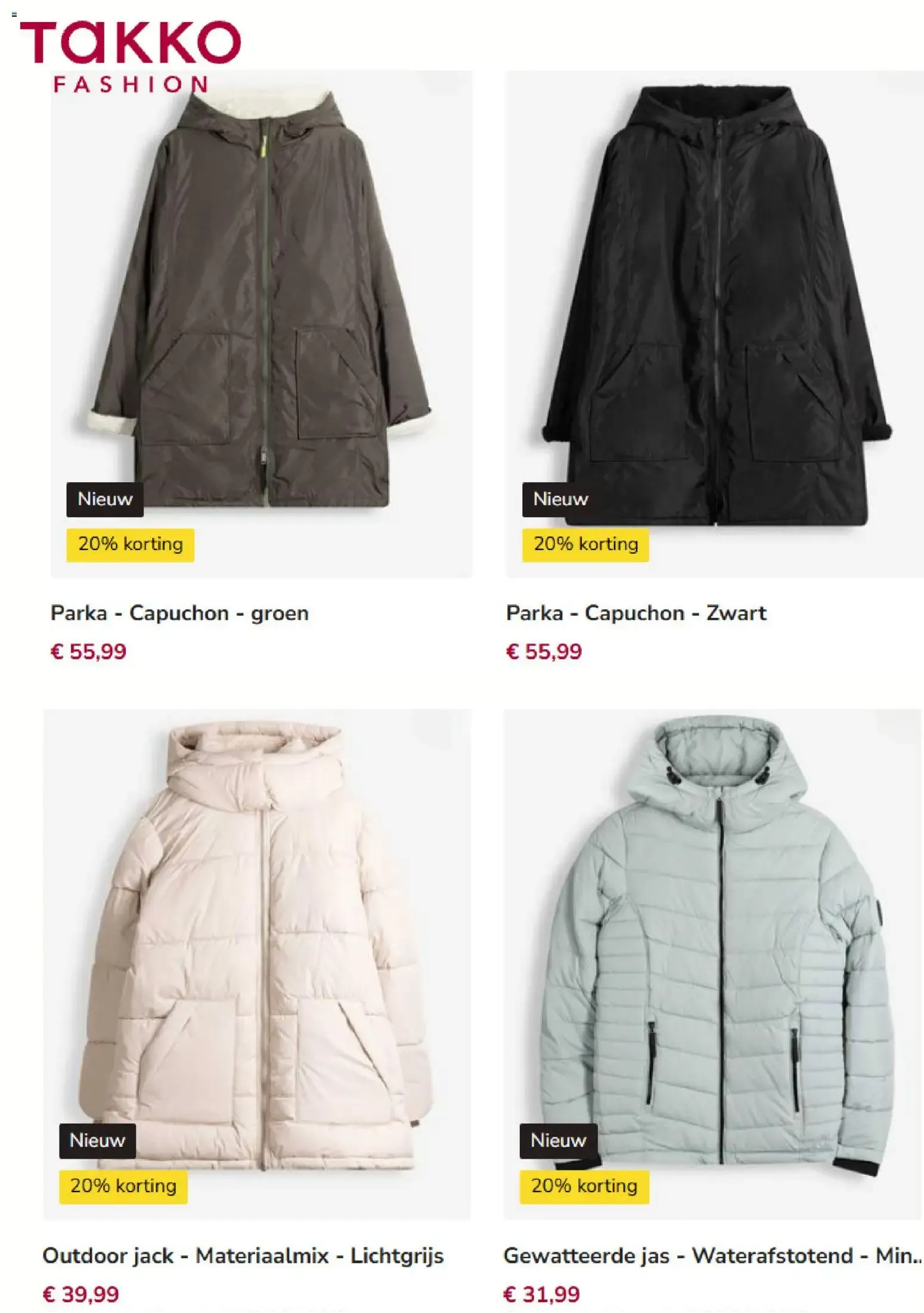 Takko Fashion -20% en jassen y bodywarmers van 14 oktober tot 25 oktober 2026 - Folder pagina 2