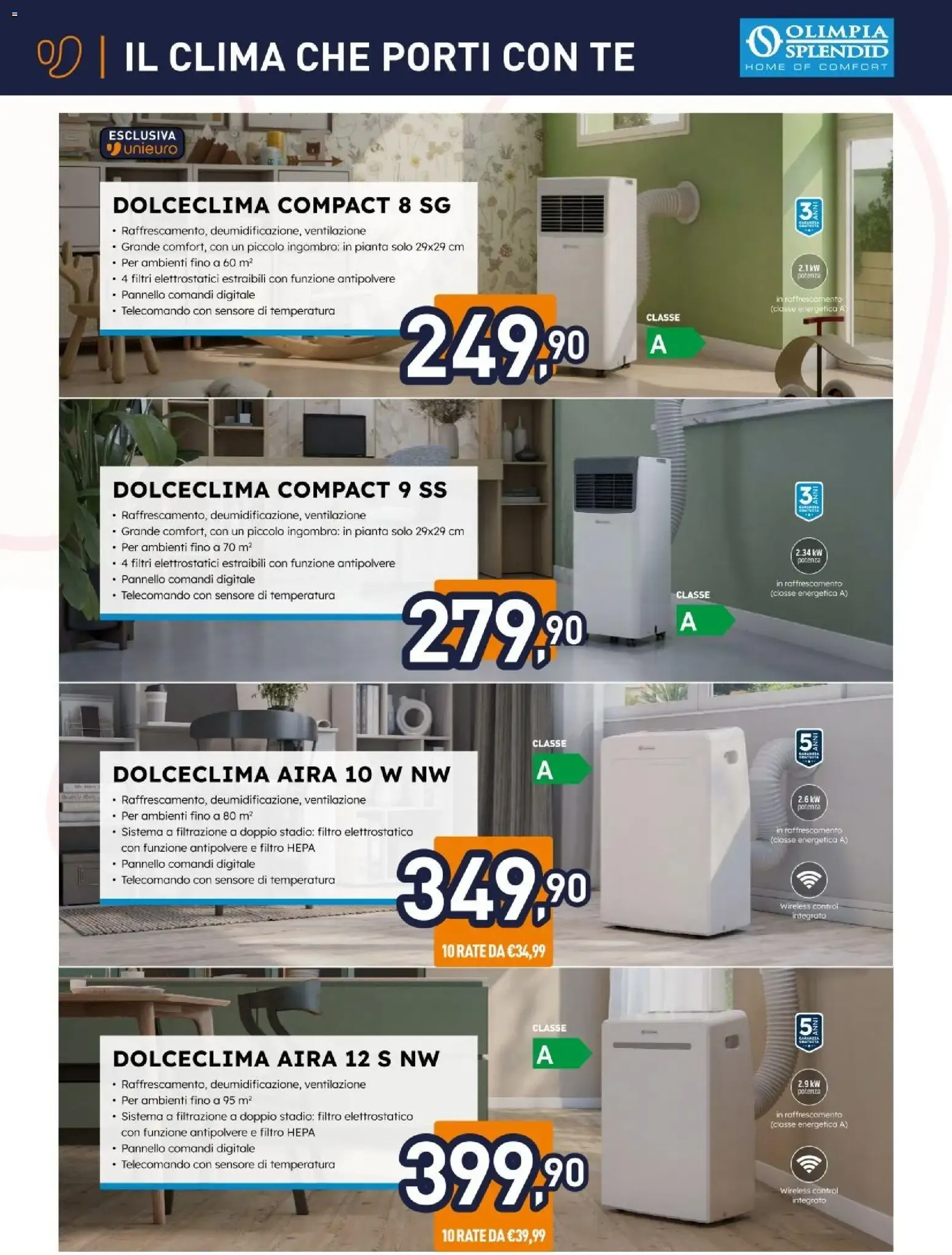 Nuovo Unieuro volantino Clima dal 11/06/2026 > offerte anteprima 🛍️ da 11 giugno a 28 giugno di 2026 - Pagina del volantino 14