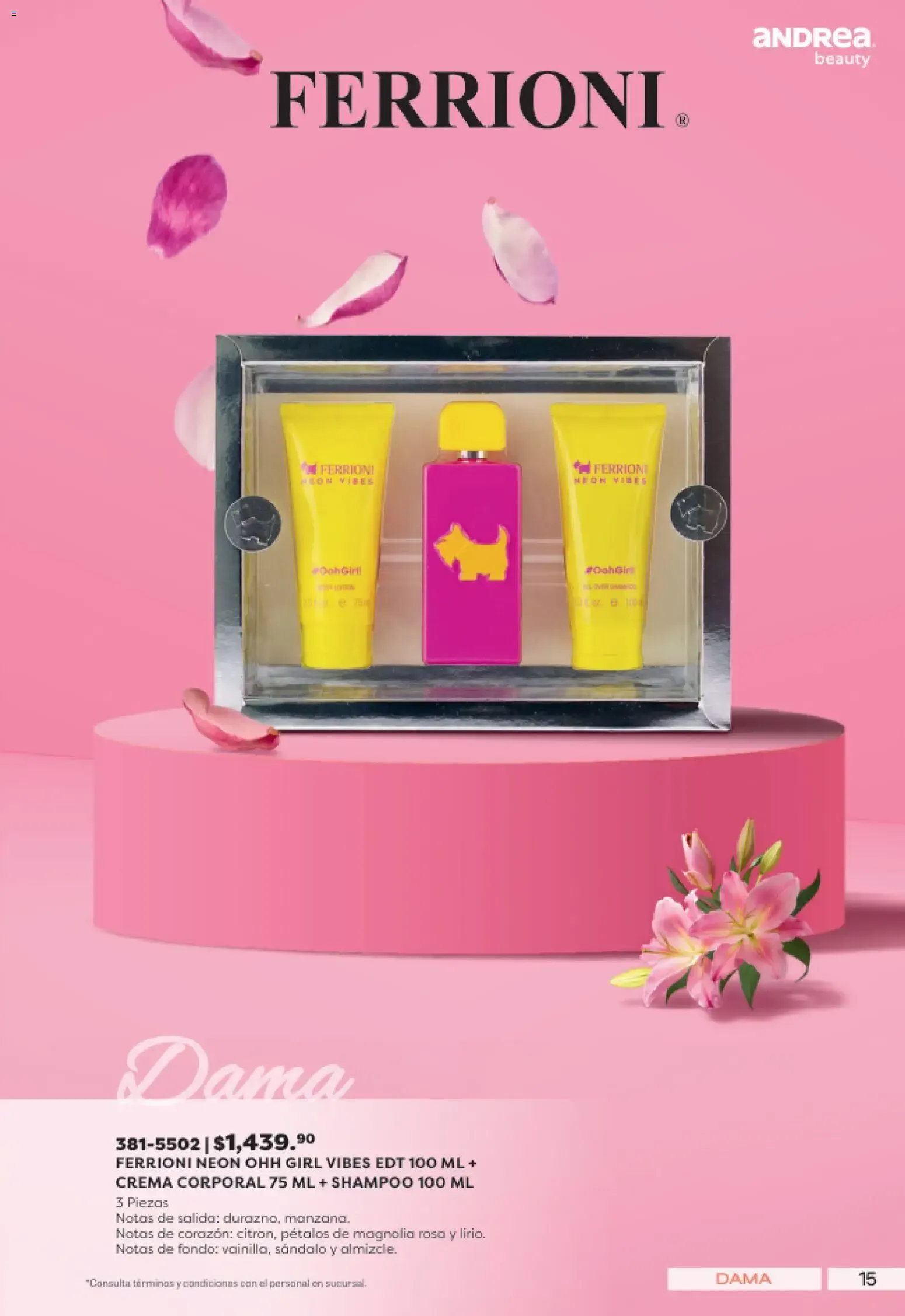 Catálogo de ANDREA beauty Festival de fragancias 19 de julio al 22 de agosto 2026 - Pagina 15