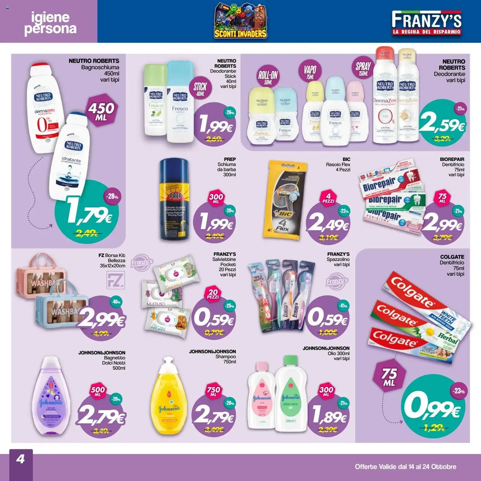FRANZY'S LA REGINA DEL RISPARMIO da 14 ottobre a 24 ottobre di 2026 - Pagina del volantino 4