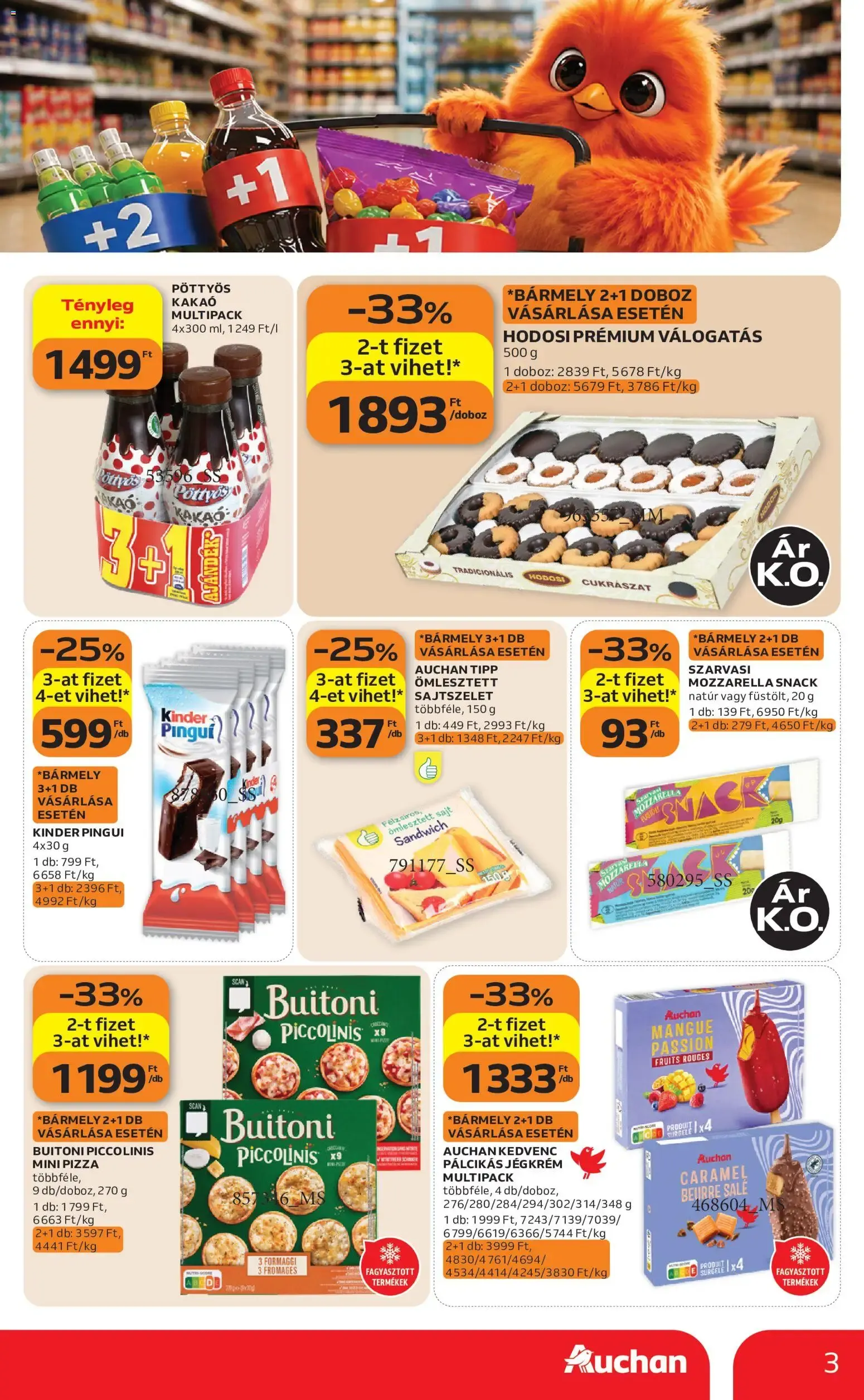Katalógus Auchan hipermarket: Vigyél többet, jobban megéri! augusztus 6.-tól augusztus 19.-ig 2026. - Oldal 3