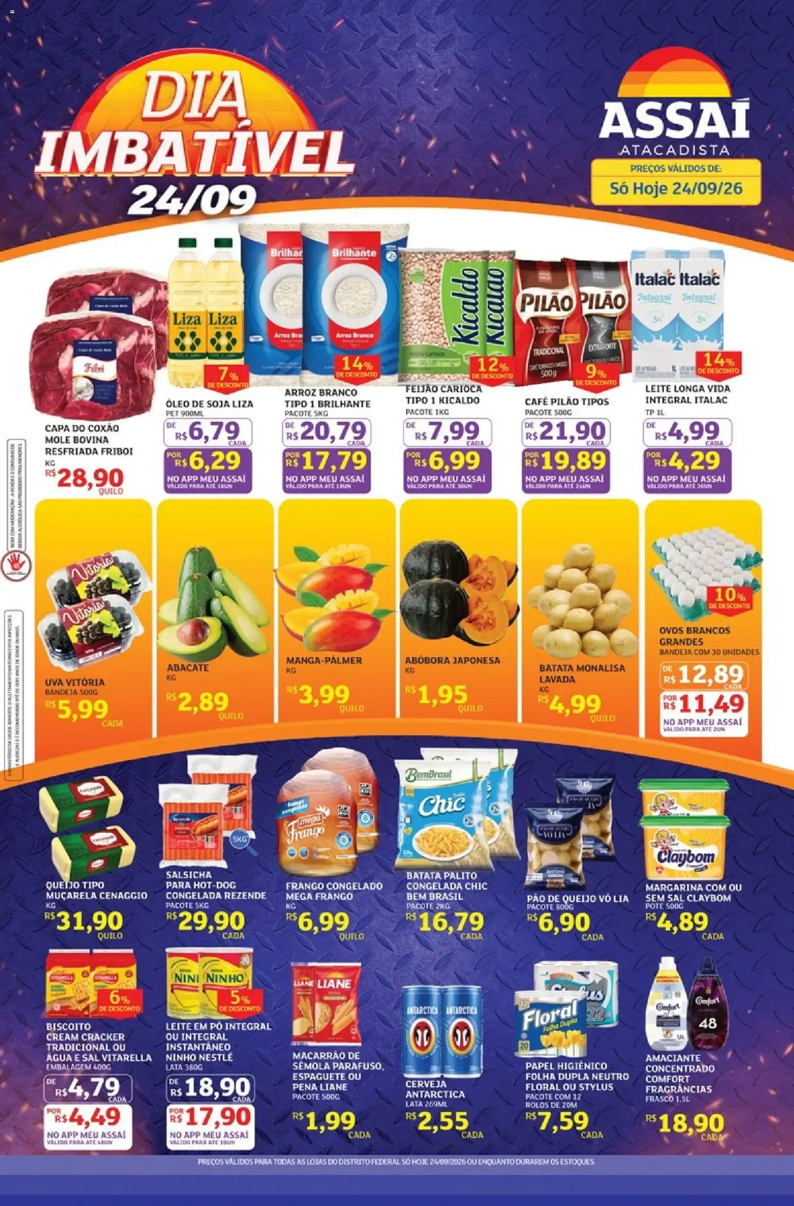 Encarte de Assaí Atacadista ofertas - DF de 24/09/2026 | Promoções Online 24 de setembro até 24 de setembro 2026 - Pagina 1
