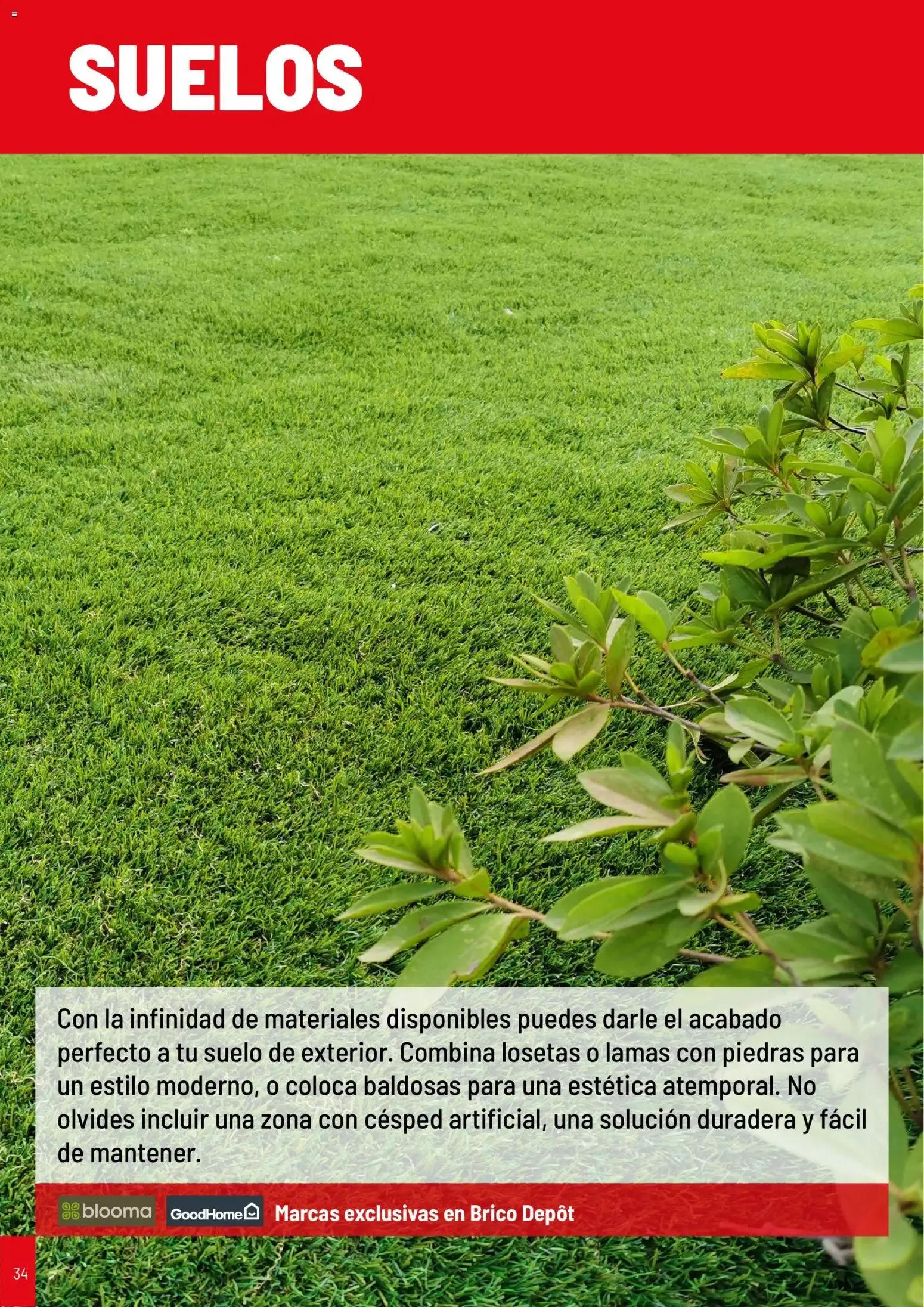Catálogo de Brico Depôt folleto Jardín 2026 02/04/2026 - 31/03/2027 2 de abril al 31 de marzo 2027 - Página 34
