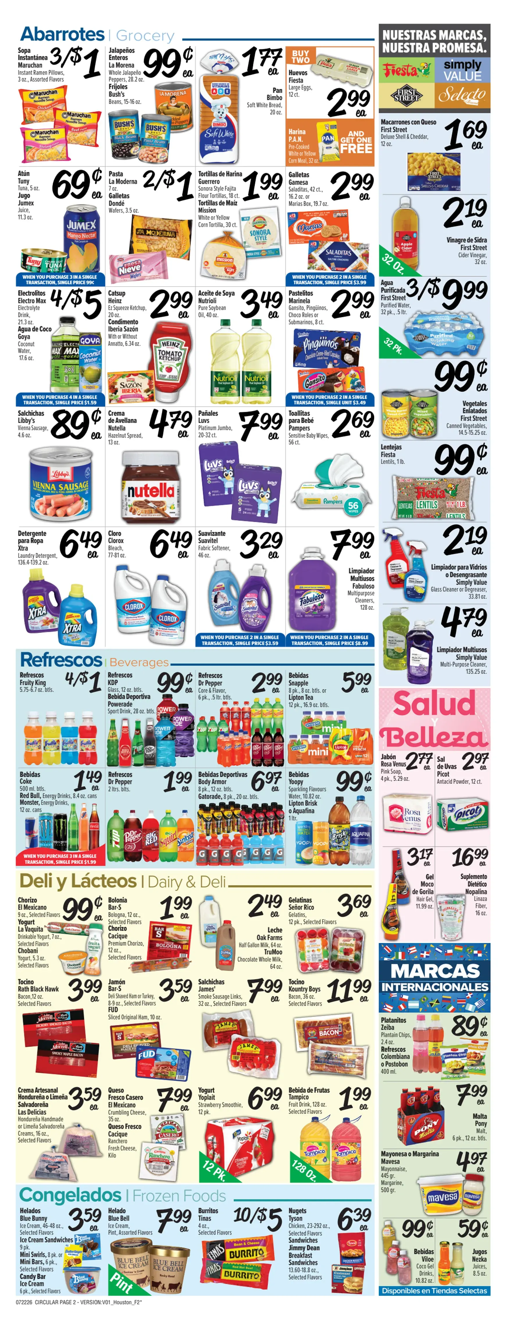 Weekly ad Current Fiesta Mart leaflet valid from Wednesday 07/22/2026 to Tuesday 07/28/2026 from July 22 to July 28 2026 - Page 2