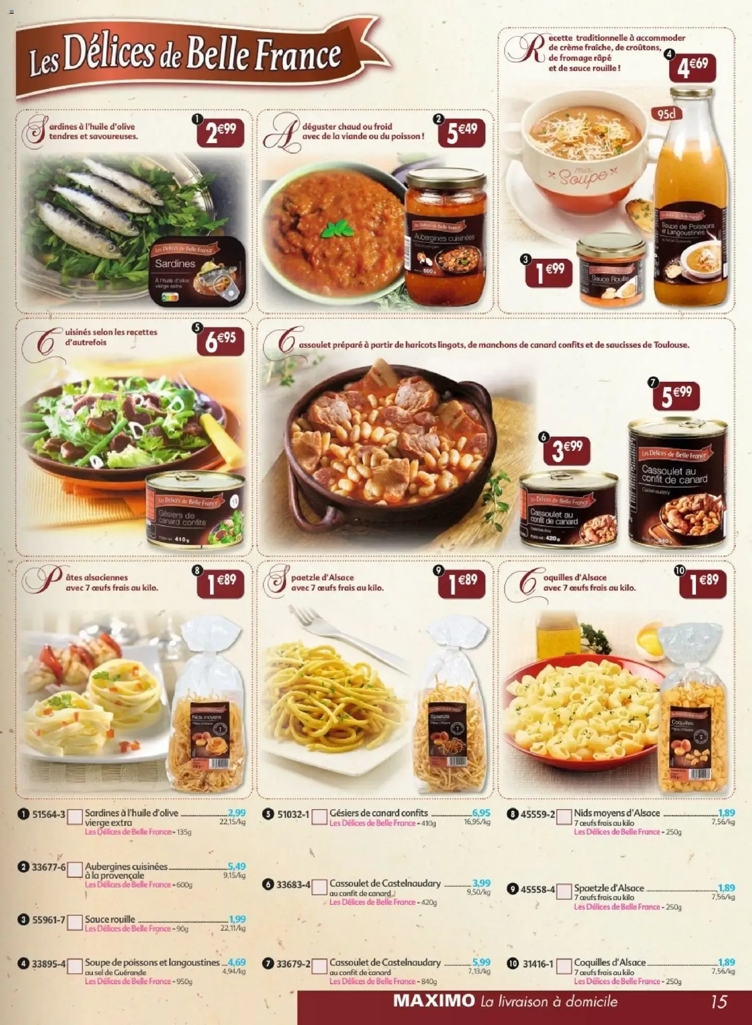 Maximo L'ÉPICERIE à domicile - Août 2026 du 17 juillet au 23 août 2026 - Catalogue page 15