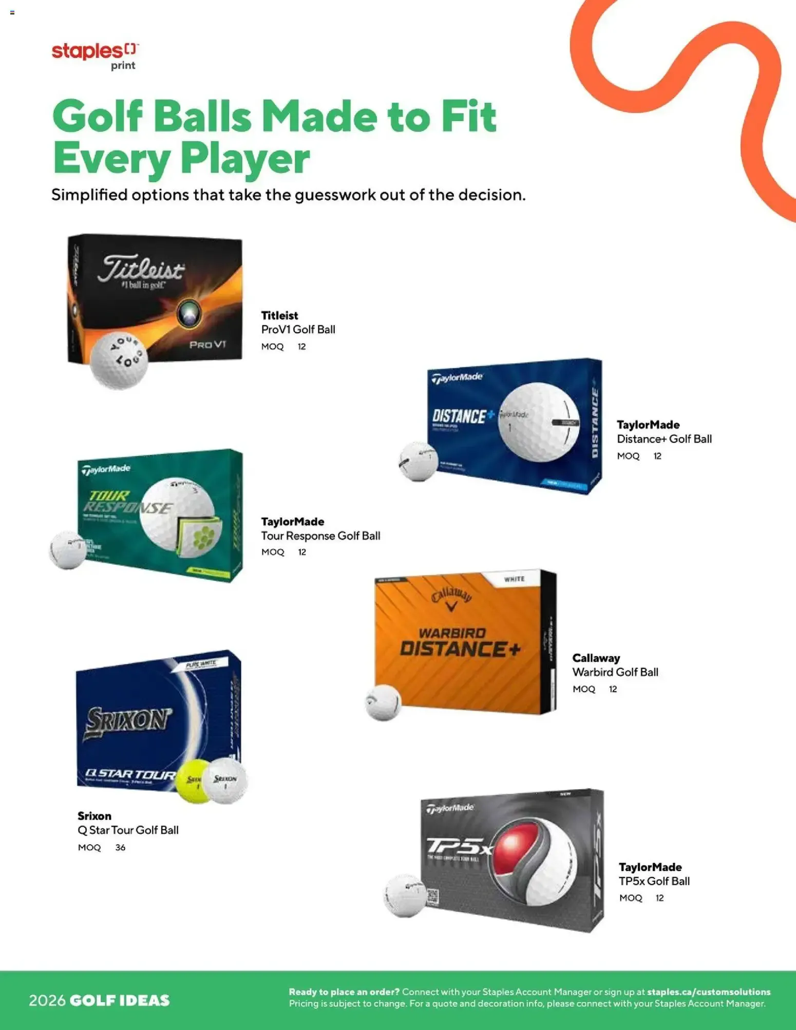 Staples 2026 Guide Golf Promotional Products from May 13 to August 31 2026 - flyer page 6