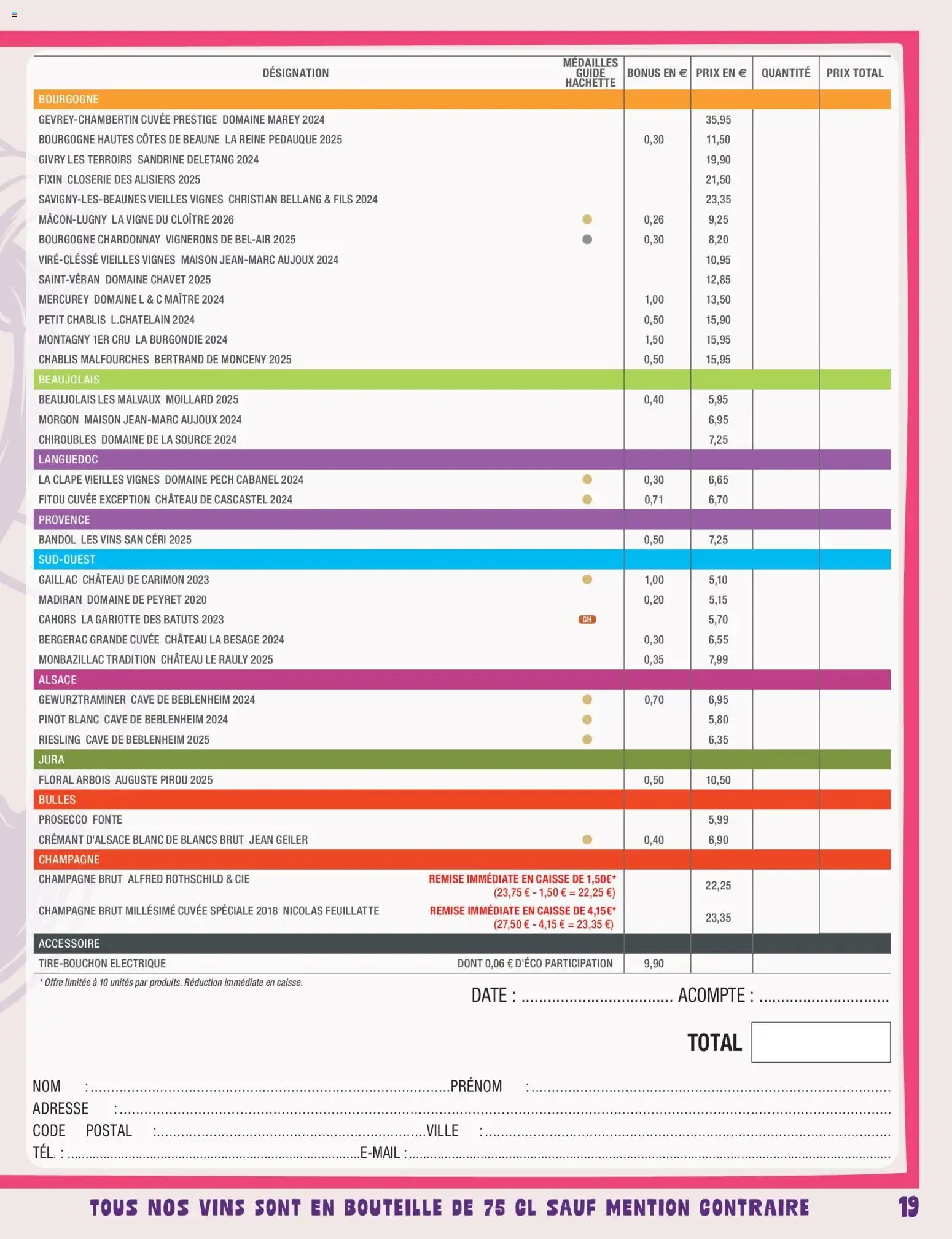 Foire aux Vins Supermarchés G20 du 23 septembre au 11 octobre 2026 - Catalogue page 19