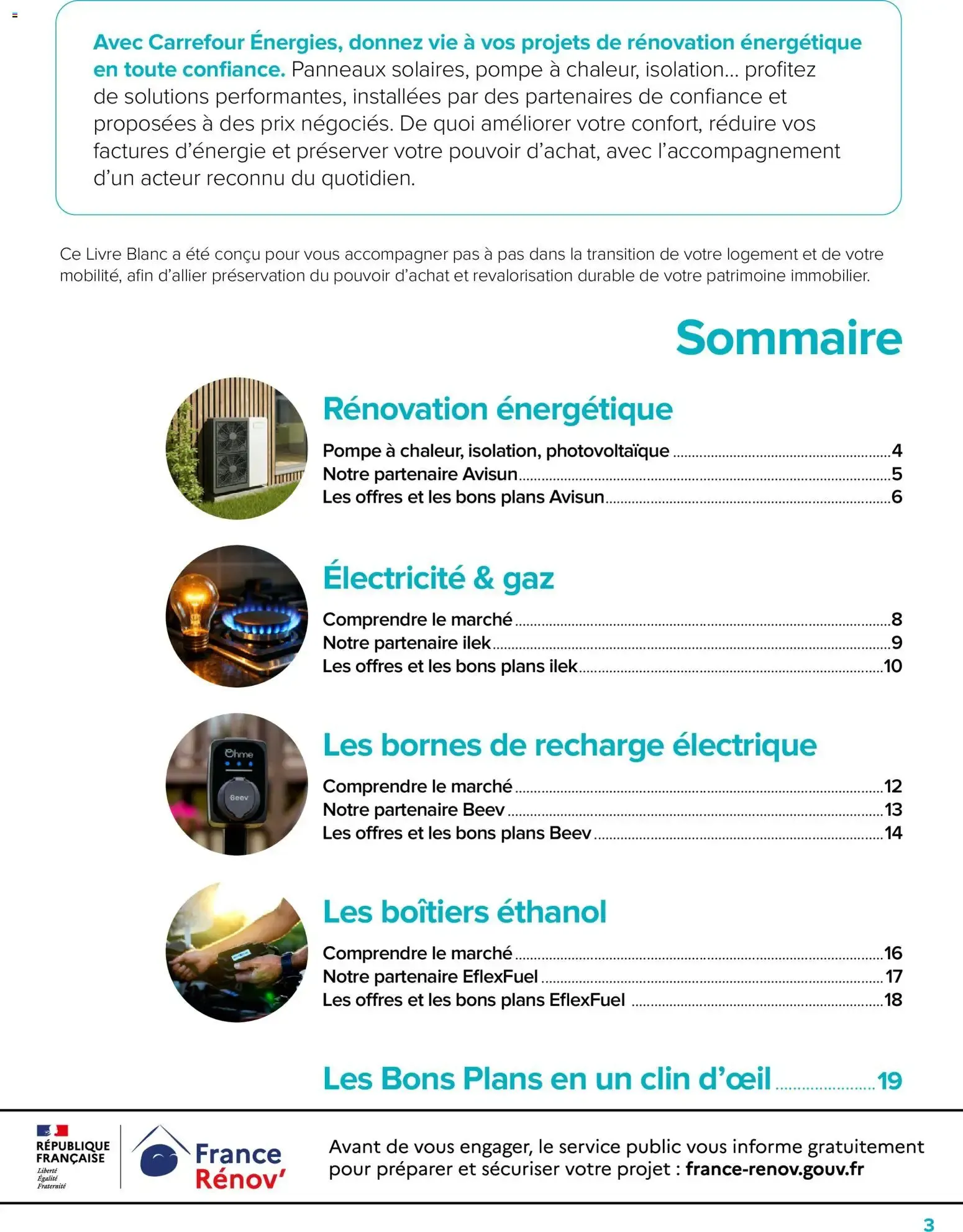 Carrefour énergies: Déclics ÉNERGIES. Todo sobre el ahorro de energía y los buenos planes negociados para ti. du 22 septembre au 31 octobre 2026 - Catalogue page 3