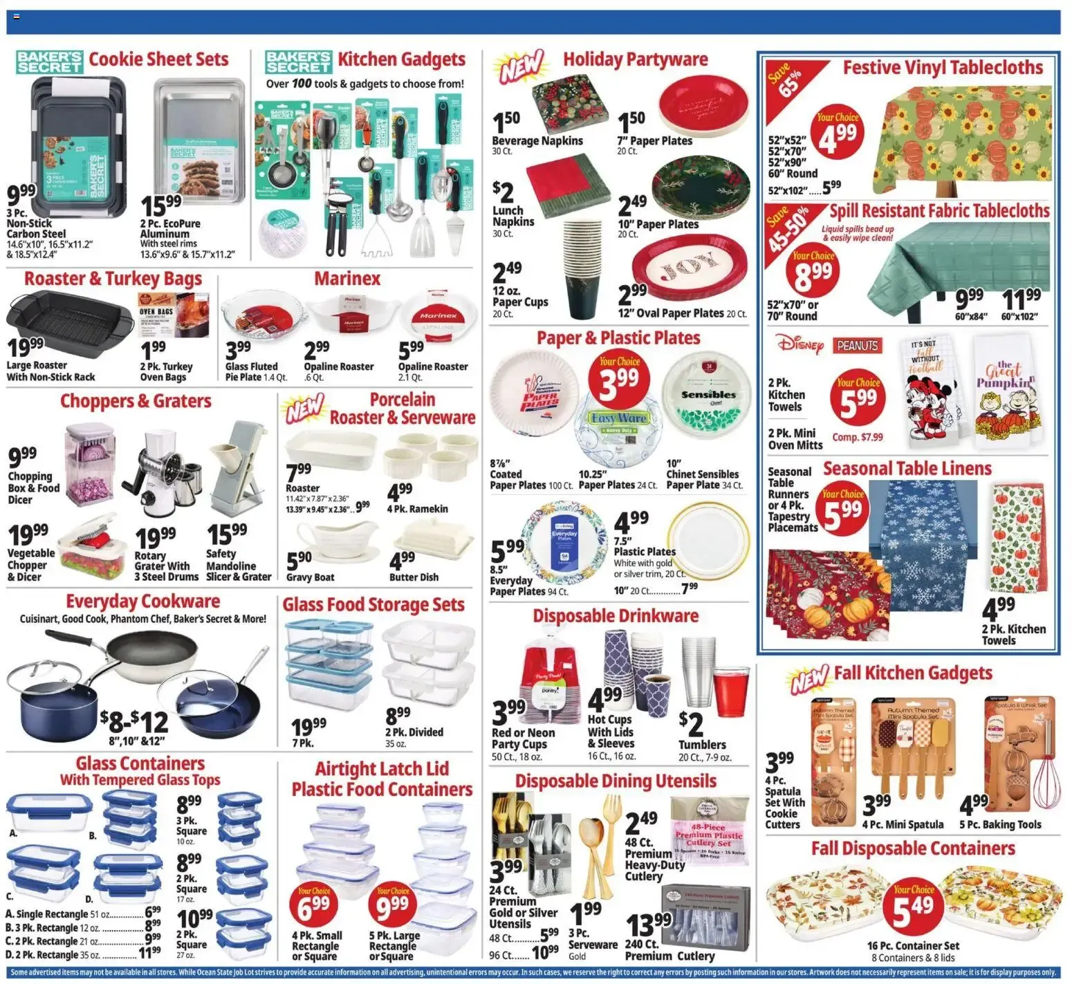 Weekly promotion Ocean State Job Lot Weekly Ad (10/22 - 10/28 2026) - Flyer spanning from October 22 to October 28 2026 - Page 8 for Catalogue 365