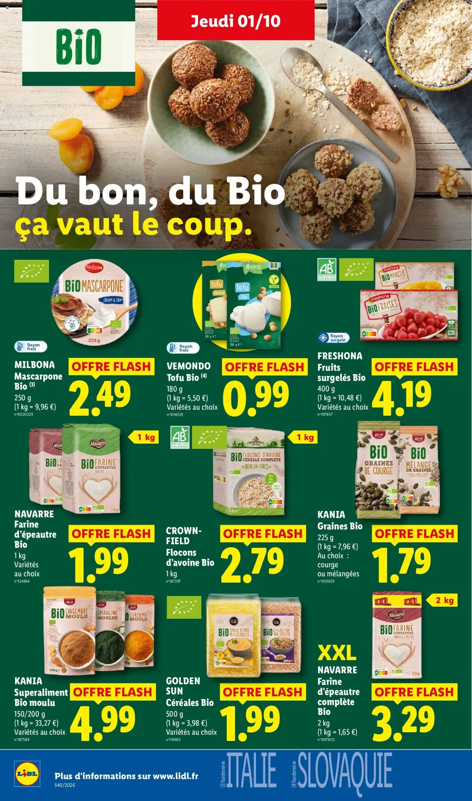 Catalogue LIDL du 01/10/2026 | Promo prospectus en ligne du 1 octobre au 7 octobre 2026 - Catalogue page 24