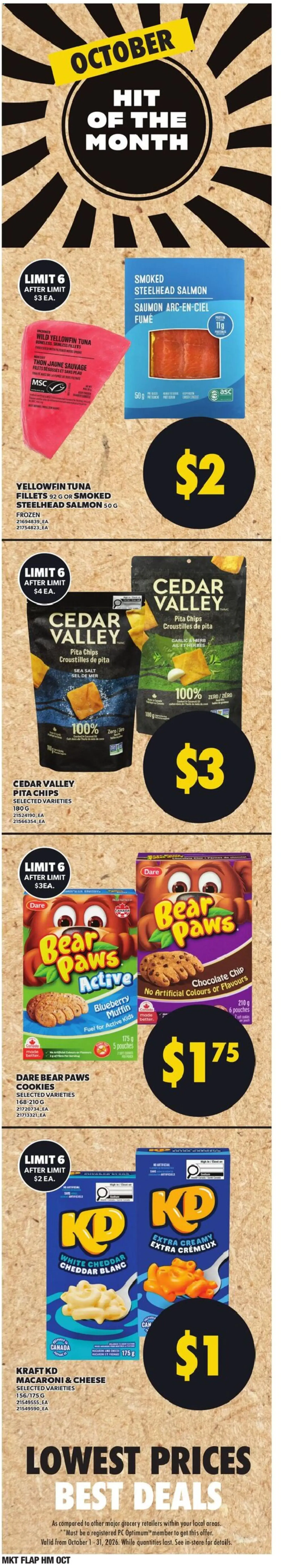 Zehrs weekly flyer / circulaire from Oct 1, 2026 > weekly specials & deals from October 1 to October 7 2026 - flyer page 6