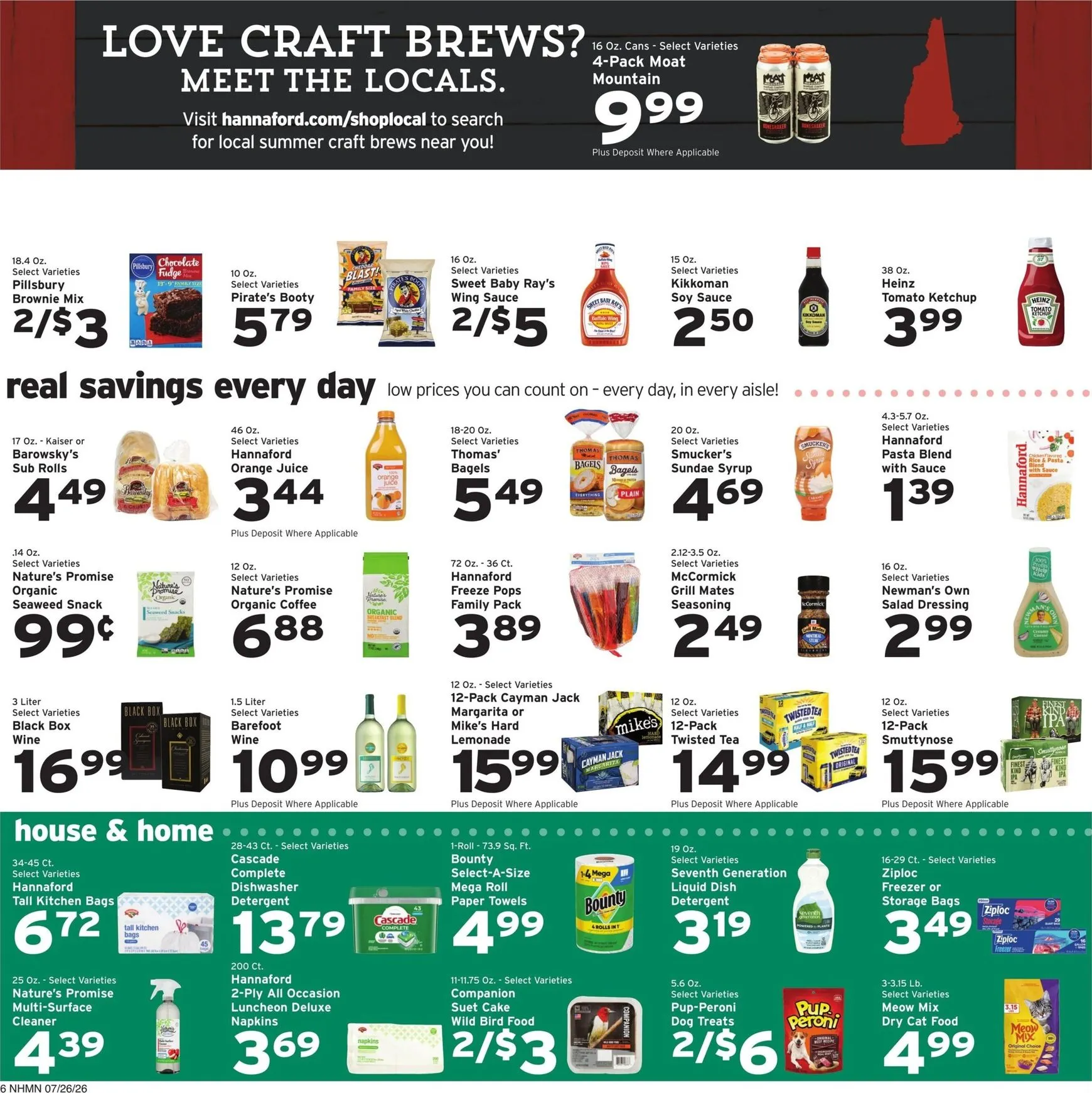Weekly ad Hannaford: Celebrate Savings, All Week Long from July 26 to August 1 2026 - Page 6